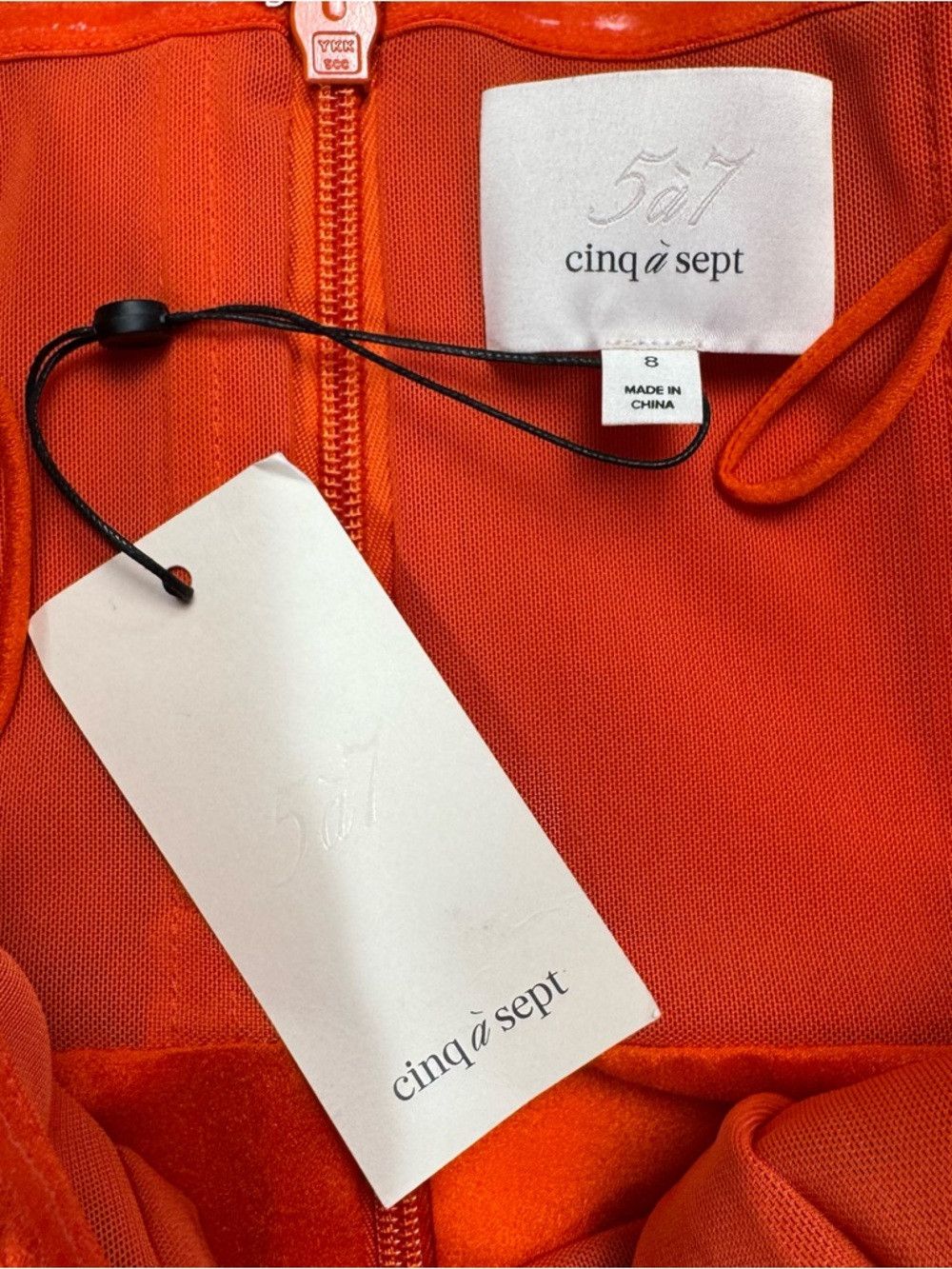 Cinq a Sept NWT New $695 Cinq à Sept Laurence Slit Gown Dress In Cherry Size M / US 6-8 / IT 42-44 - 6 Thumbnail