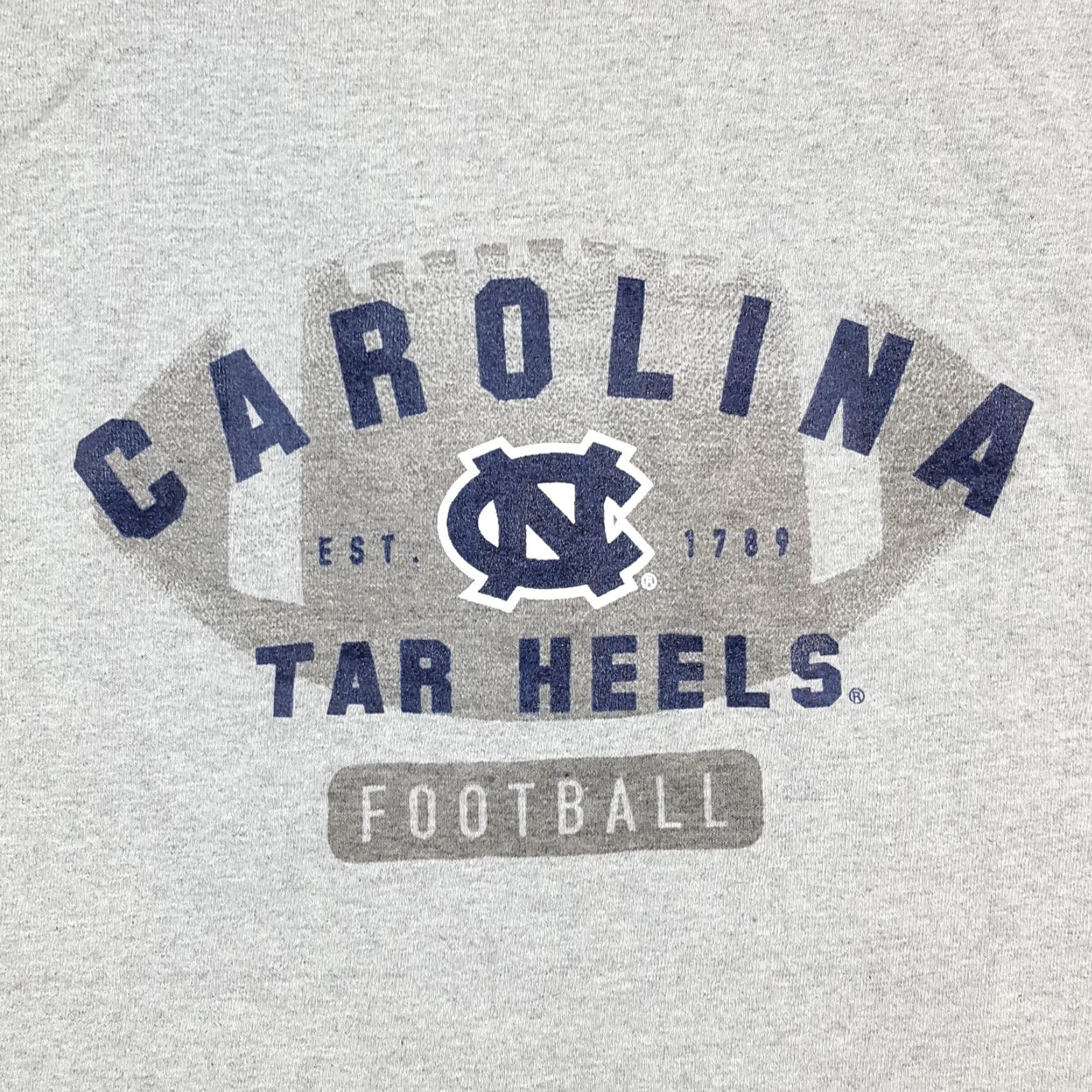Anvil VINTAGE Carolina Tar Heels Football T-Shirt Men's Small Gray Cotton Embroidered Logo 90s College University Sports T Shirt Size US S / EU 44-46 / 1 - 3 Thumbnail