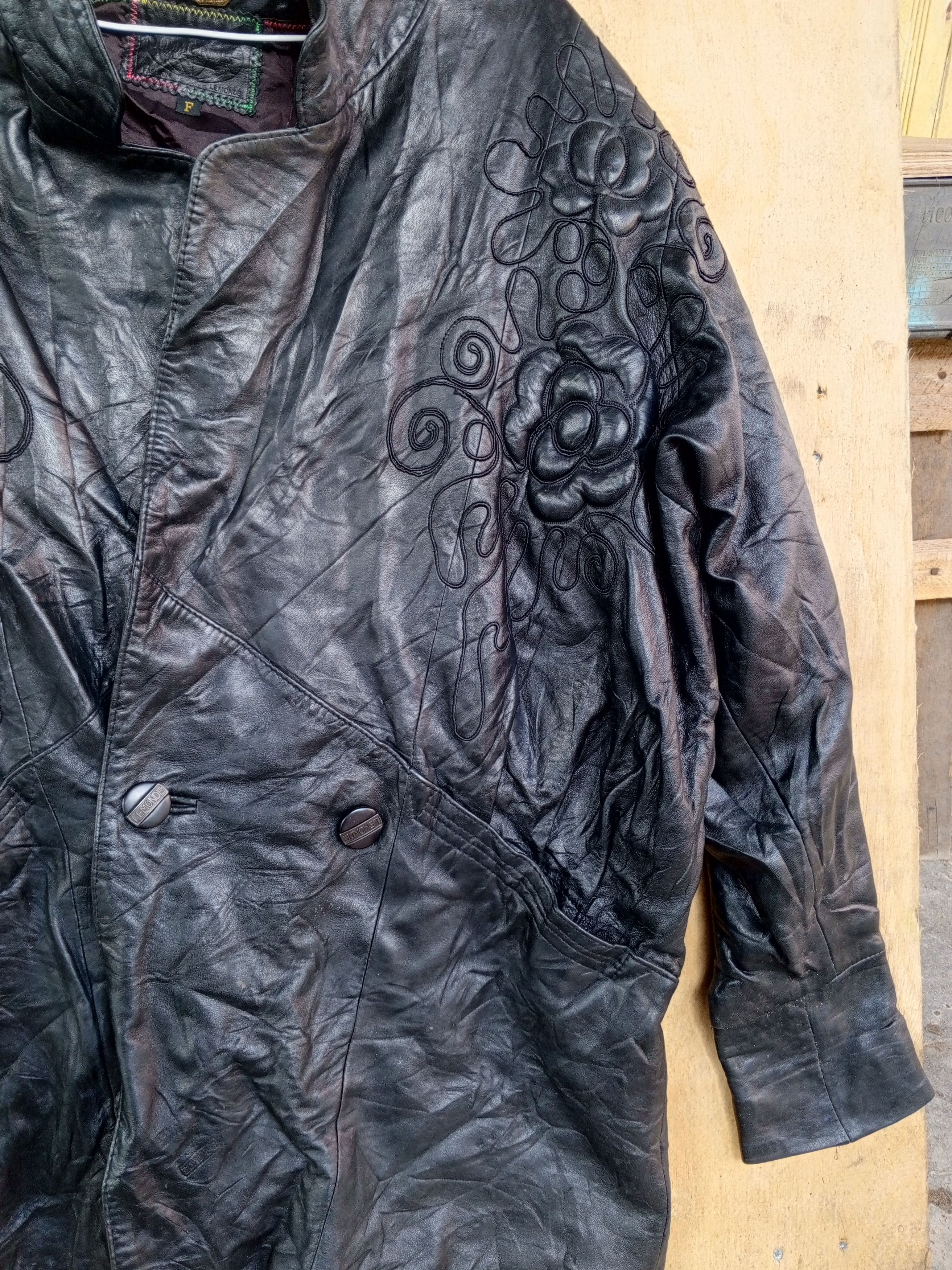 Japanese Brand LEATHER JACKET LEMONDE Size XL / US 12-14 / IT 48-50 - 4 Thumbnail