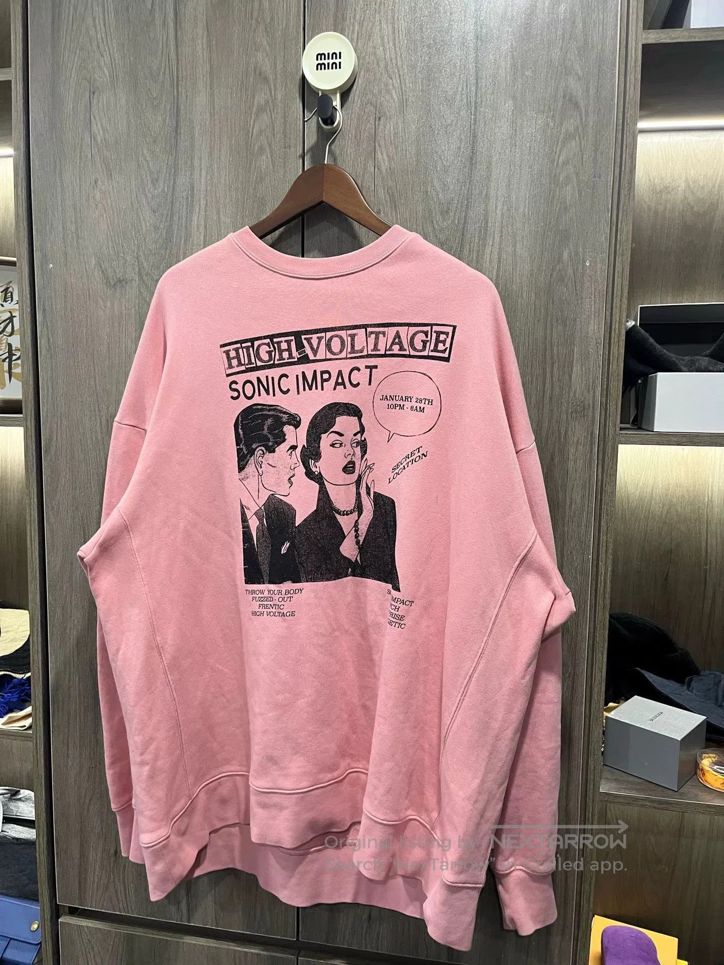 Alexander McQueen Alexander McQueen Pink Sweatshirt. Size M / US 6-8 / IT 42-44 - 2 Thumbnail