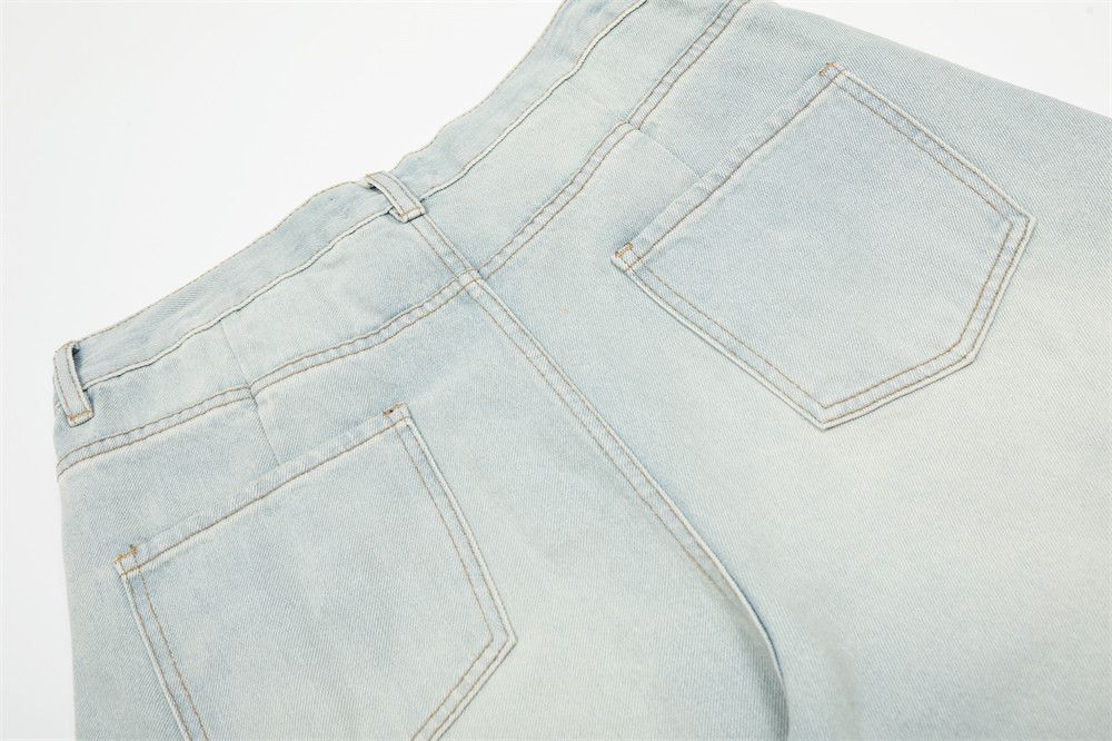 Japanese Brand × Vintage Men's retro distressed raw edge ripped punk washed jeans Size US 32 / EU 48 - 5 Thumbnail