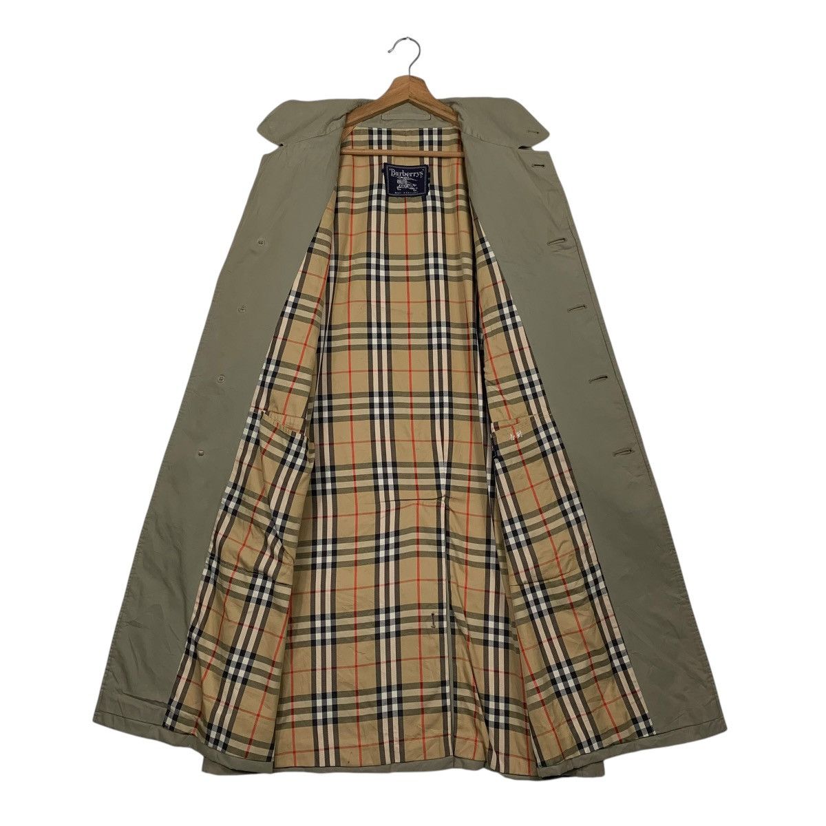 Burberry Vintage Burberrys Nova Check Overcoat Size US L / EU 52-54 / 3 - 12 Thumbnail