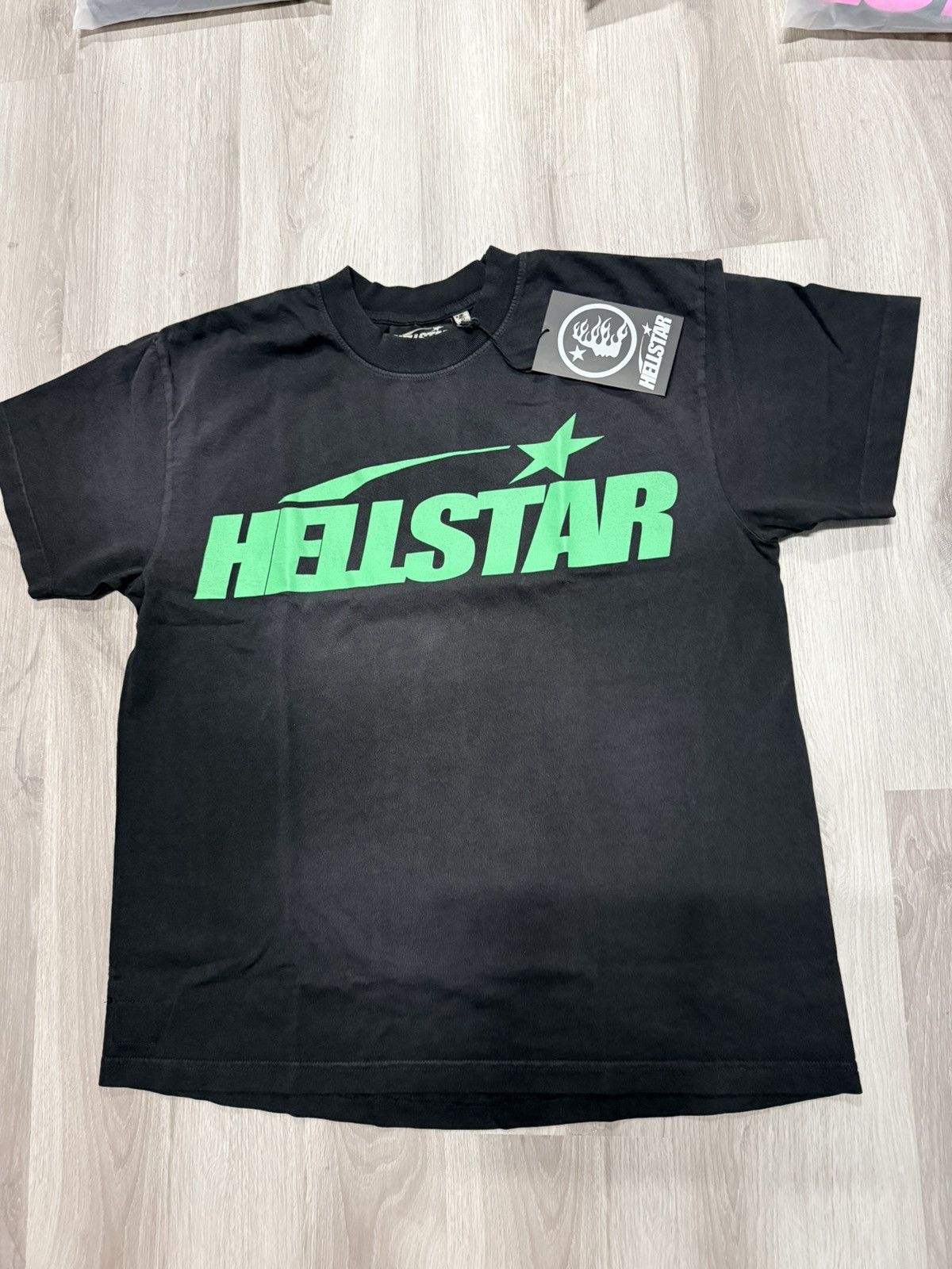 HELLSTAR HELLSTAR Green Logo T Shirt Size US L / EU 52-54 / 3 - 1 Thumbnail