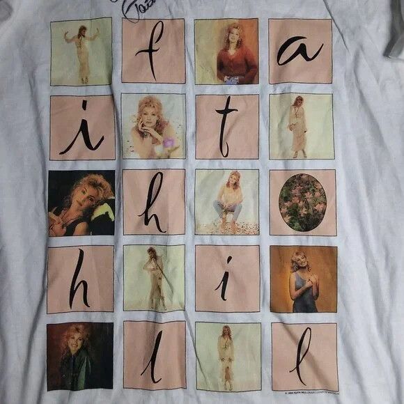 Brockum Vintage Faith Hill It Matters To Me Tour T-Shirt Autograph Size US L / EU 52-54 / 3 - 1 Thumbnail