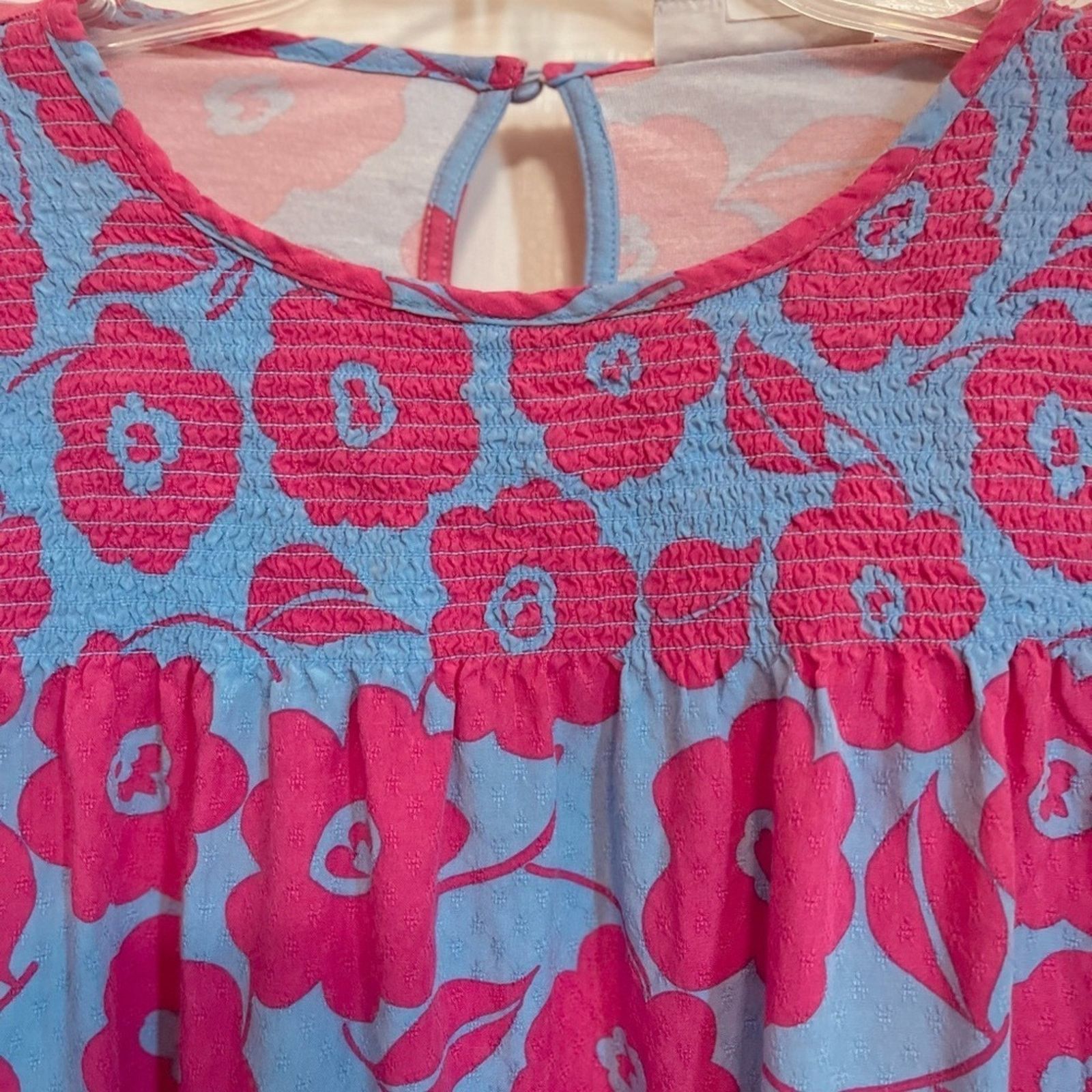 Other Charter Club Ruffle Sleeved Blouse w. Smocking @ Neckline S Size S / US 4 / IT 40 - 3 Thumbnail