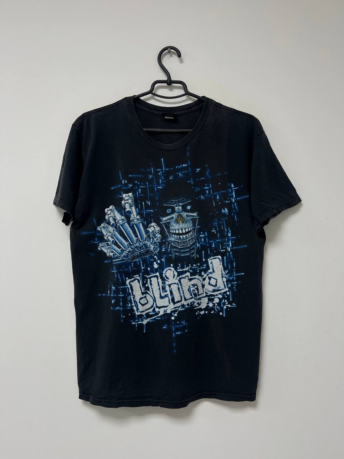 Blind Skateboards Vintage 90's Blind Skateboarding T shirt Sk8 Overprint M-L Size US L / EU 52-54 / 3 - 2 Thumbnail