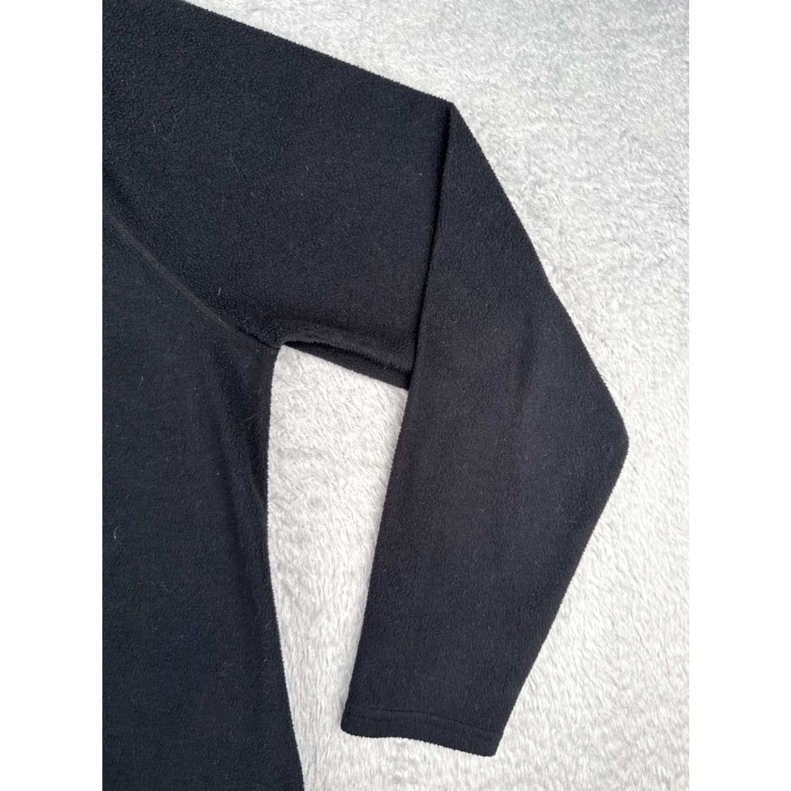 Vintage Cabela's Mens Sweater Shirt 1/4 Zip Pullover Black Long Sleeve Fleece Polyester Mock Neck Size US M / EU 48-50 / 2 - 2 Thumbnail