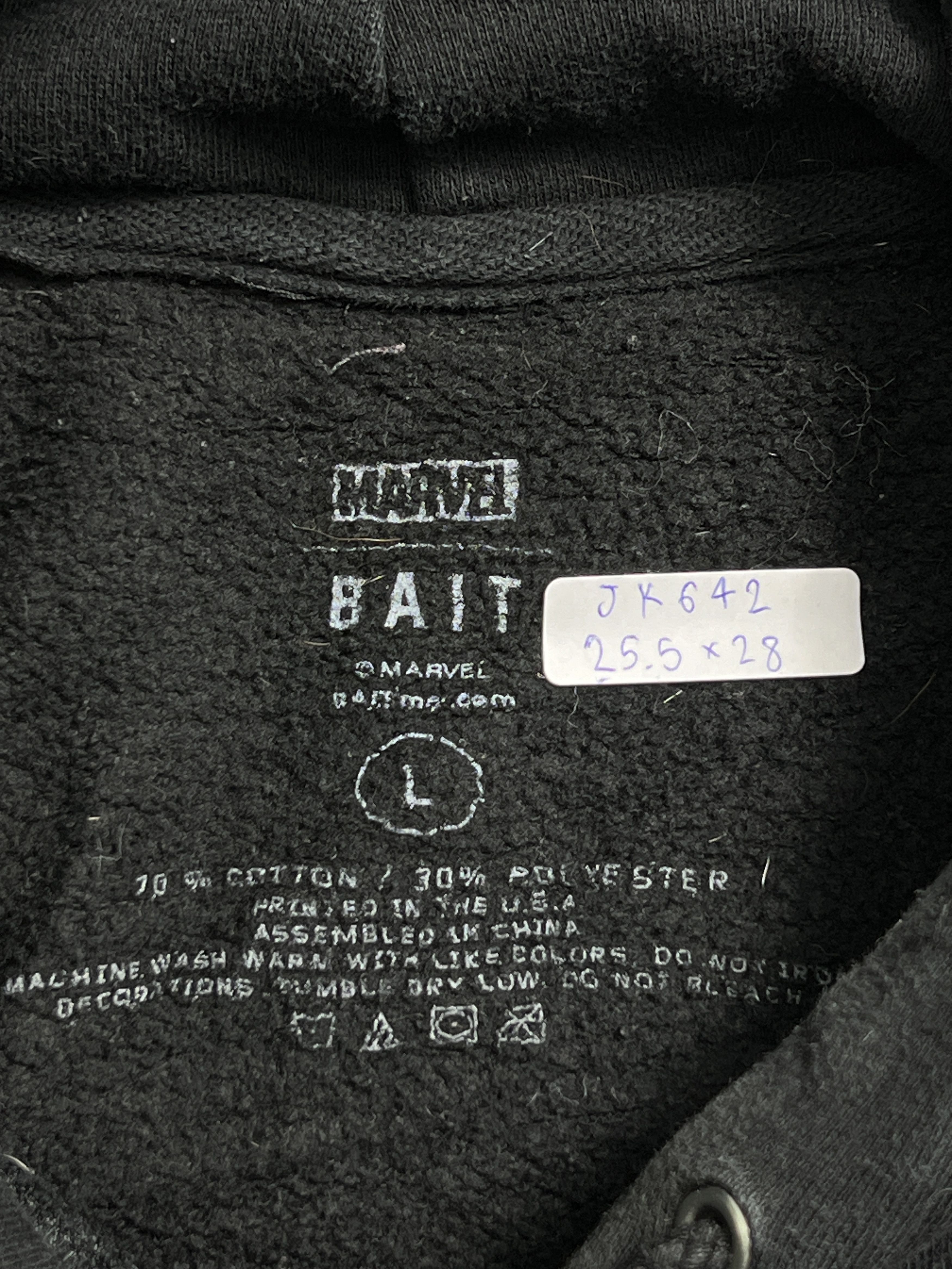 Bait BAIT x Marvel Comics Carnage Hoodie (L) JK642 Size US L / EU 52-54 / 3 - 4 Thumbnail