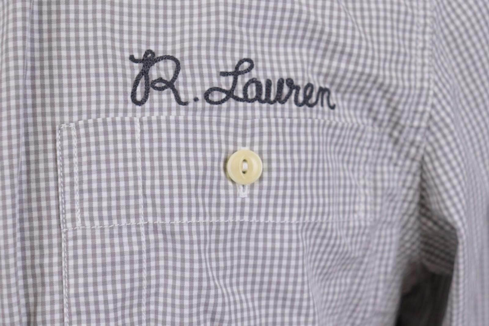 Polo Ralph Lauren Polo Jeans Company Ralph Lauren Gray Check Shirt Size L Size US L / EU 52-54 / 3 - 4 Thumbnail