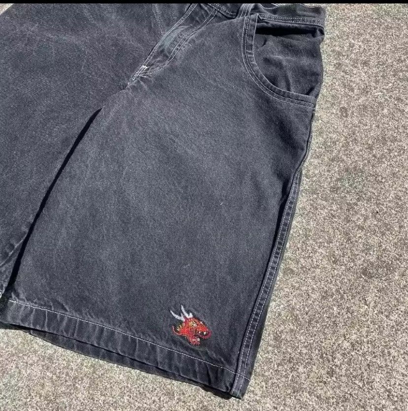 Other × Vintage Y2K Baggy Jorts Denim Shorts 2000s vintage Streetwear Size US 32 / EU 48 - 2 Thumbnail