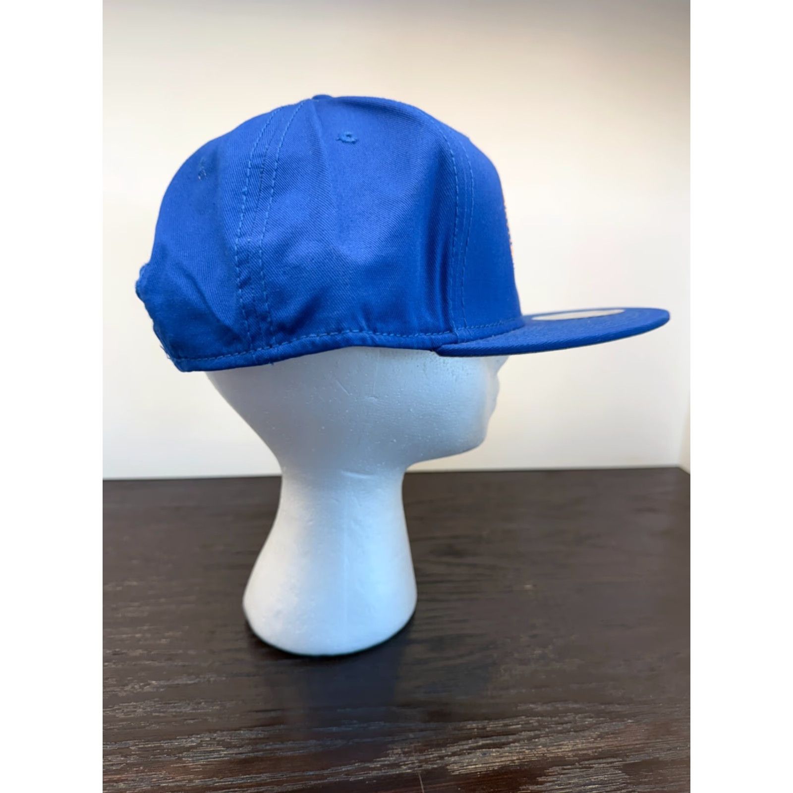Vintage Katmai Lodge Alaska Hat Cap Mens One Size Blue Twill Snapback Retro Travel Fish Size ONE SIZE - 3 Thumbnail