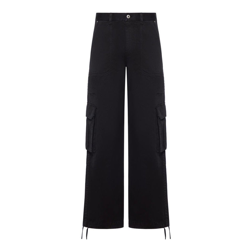 Loewe LOEWE Black Cotton Cargo Pants New & Authentic (Men's size:U Size US 30 / EU 46 - 1 Thumbnail