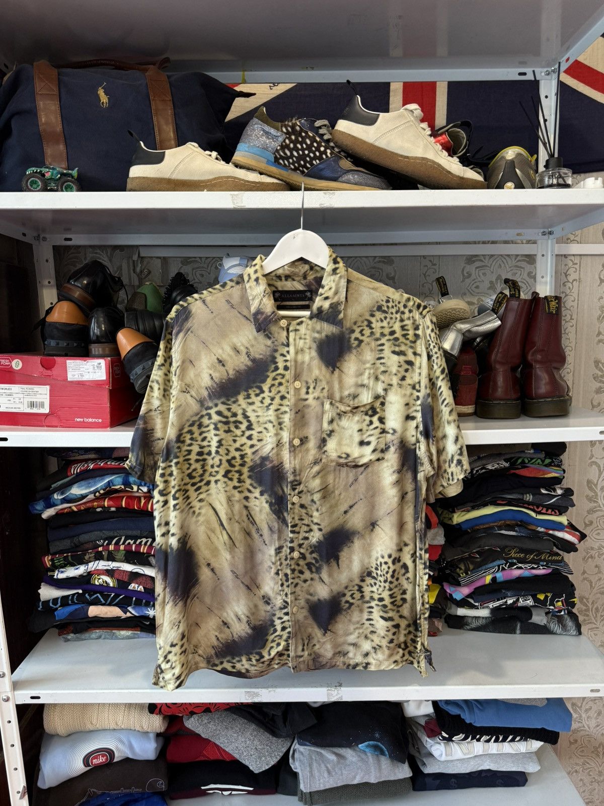 Allsaints Designer Allsaints AWA Leopard Hawaii crazy oversize shirt Size US L / EU 52-54 / 3 - 5 Thumbnail
