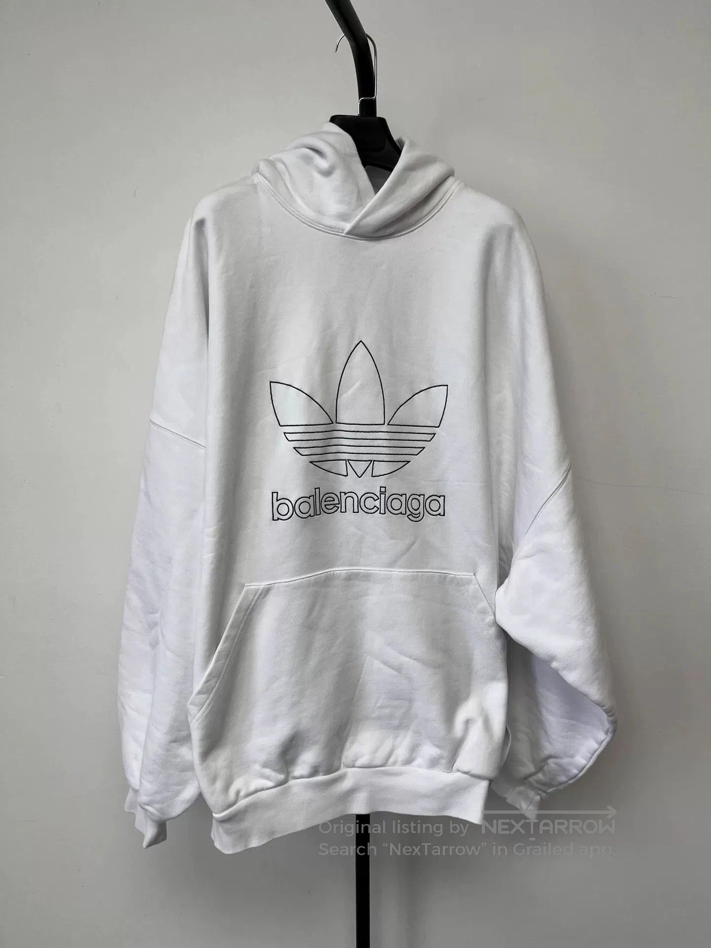 Balenciaga balenciaga x adidas logo print hoodie. Size US L / EU 52-54 / 3 - 1 Thumbnail