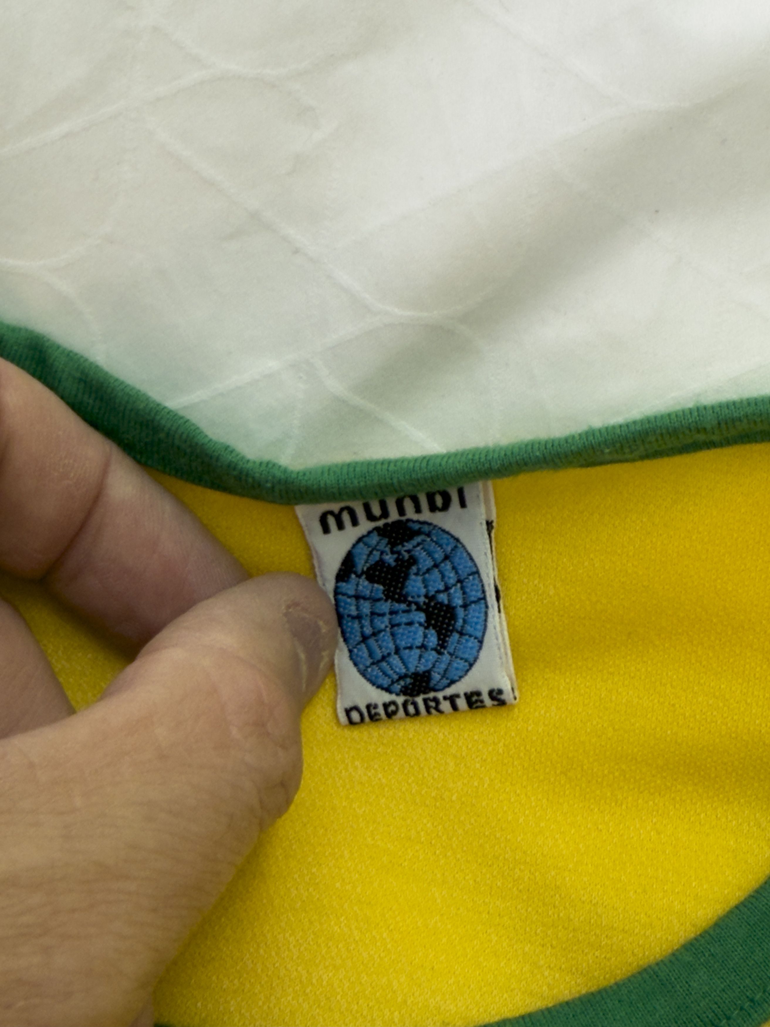 Other Vintage Bandegua Yellow Green Ringer Jersey Single Stitch T Size US M / EU 48-50 / 2 - 5 Thumbnail