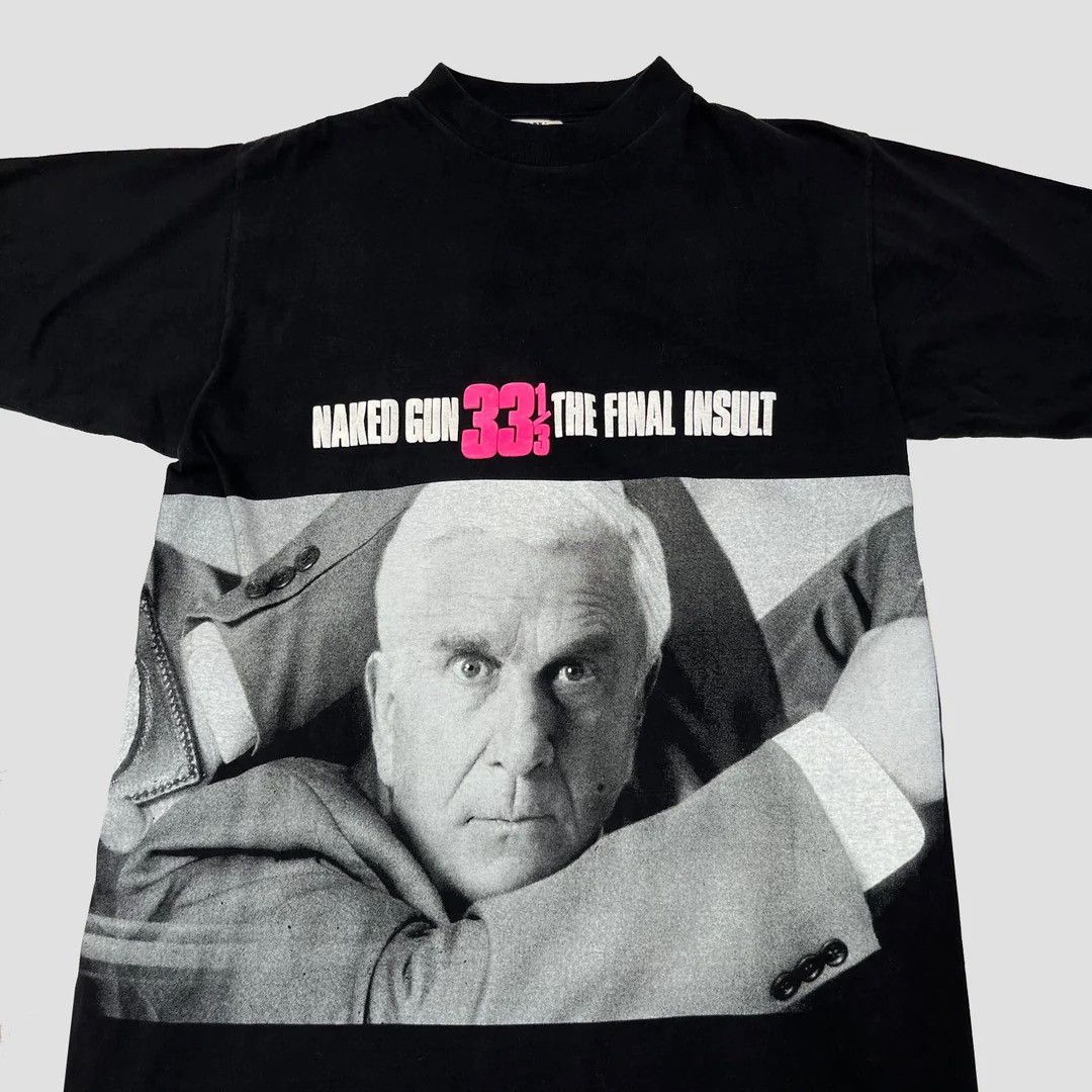 Vintage Naked Gun The Final Insult 1994 Vintage Movie Promo T-Shirt Size US XL / EU 56 / 4 - 3 Thumbnail