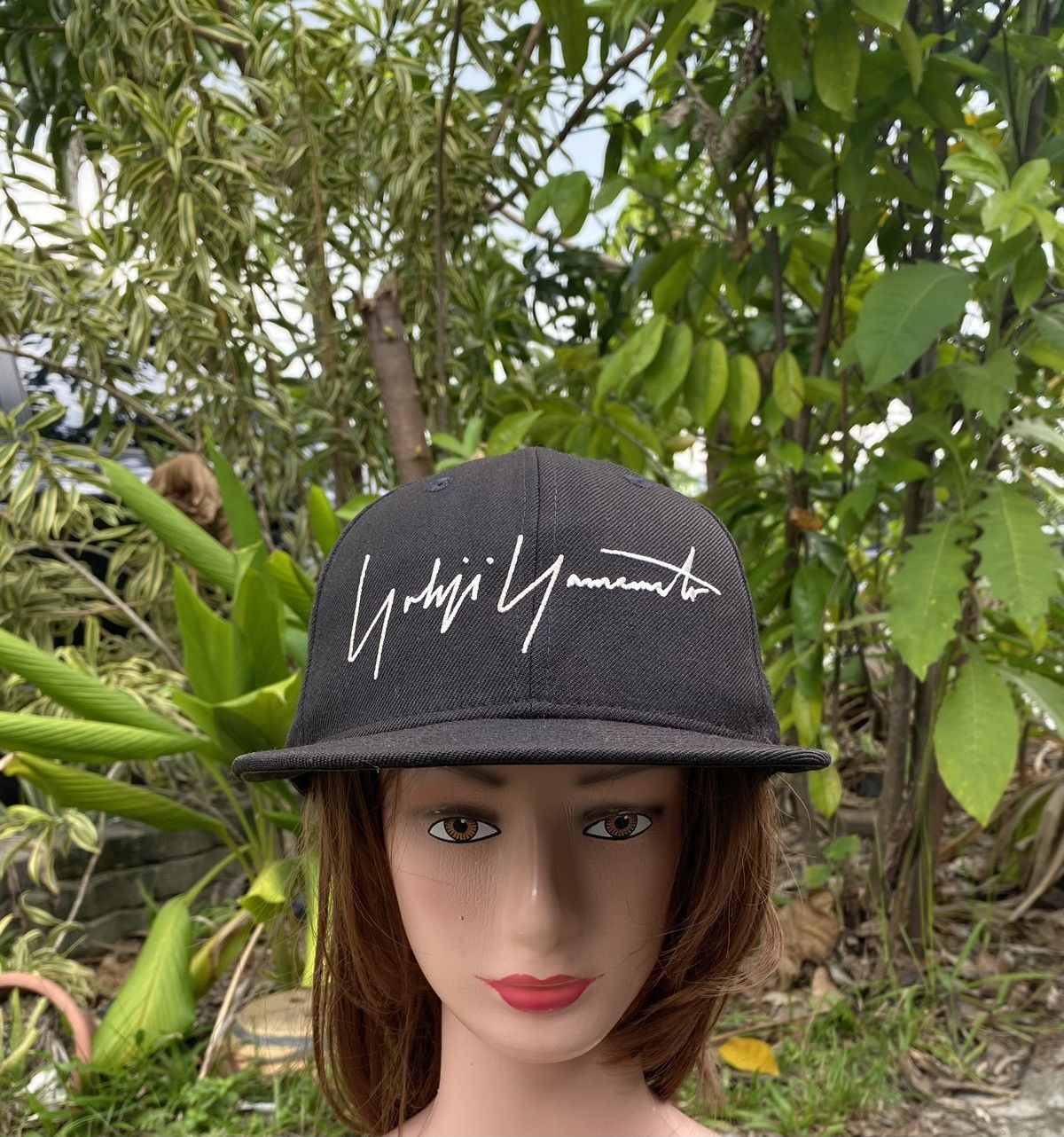 Yohji Yamamoto Yohji Yamamoto Signature X New Era Full Hat Baseball