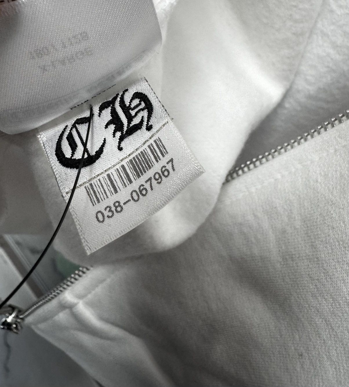Chrome Hearts Chrome Hearts Vertical Logo Zip Up Sweatshirt size XL Size US XL / EU 56 / 4 - 9 Thumbnail