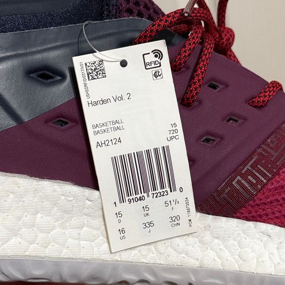 Adidas Adidas Harden Vol. 2 Ignite Basketball Sneakers AH2124 Size US 15 / EU 48 - 6 Thumbnail