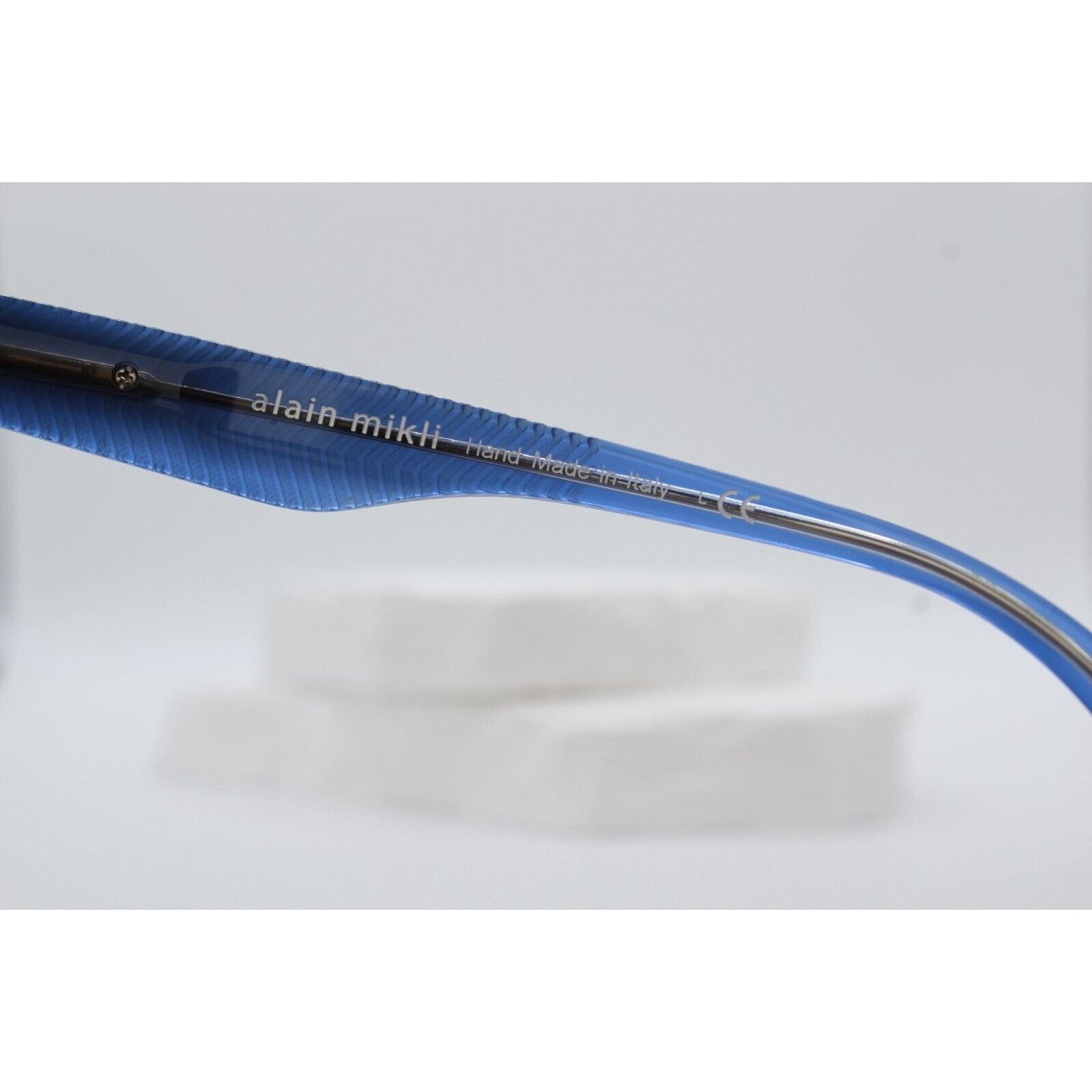 Alain Mikli Alain Mikli A03025 3413 Eyeglasses - Denim Blue Size ONE SIZE - 4 Thumbnail