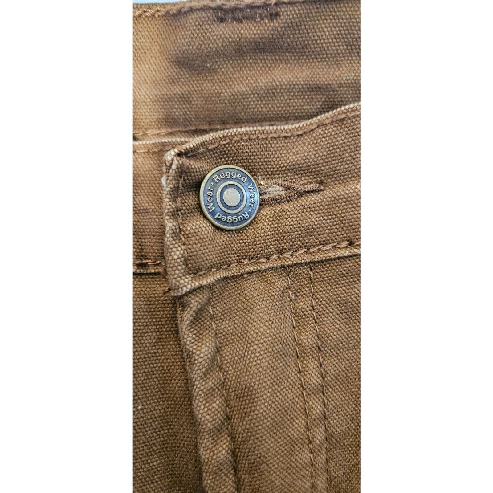 Other Men's Brown Flannel Lined Rugged Wear Jeans -- ITEM #3326 Size US 42 / EU 58 - 6 Thumbnail