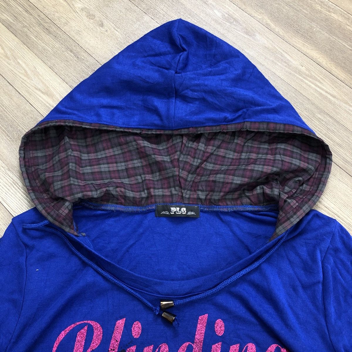 Japanese Brand × Le Grande Bleu (L.G.B.) × Seditionaries 2000s PLG Poem Double Layers Goa Lgb Ifsixwasnine 3/4 Hoodie Size US XXL / EU 58 / 5 - 4 Thumbnail