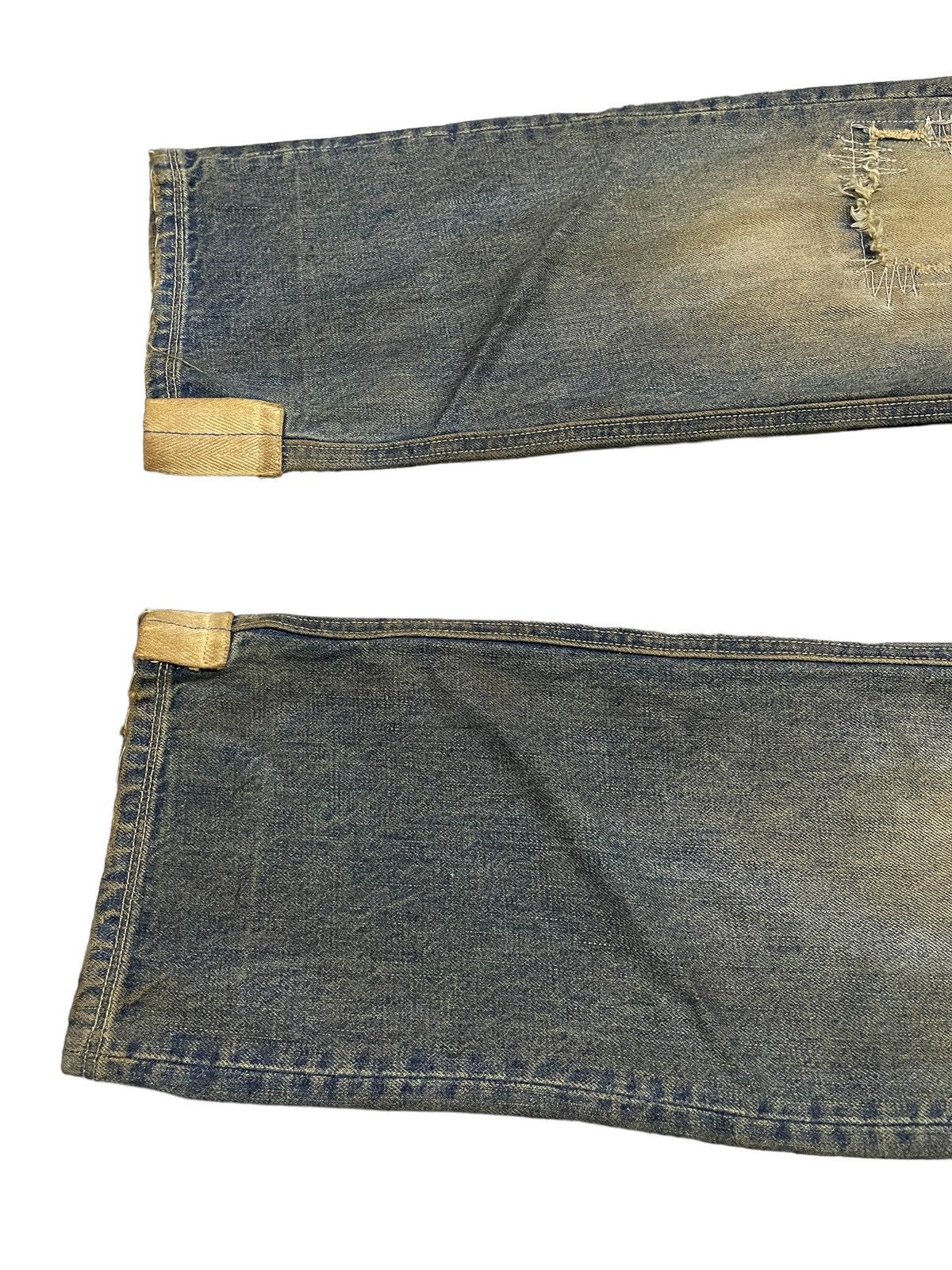 Hysteric Glamour × R.Newbold R.Newbold Muddy Wash Carpenter Distressed Repaired Jeans Size US 30 / EU 46 - 7 Thumbnail