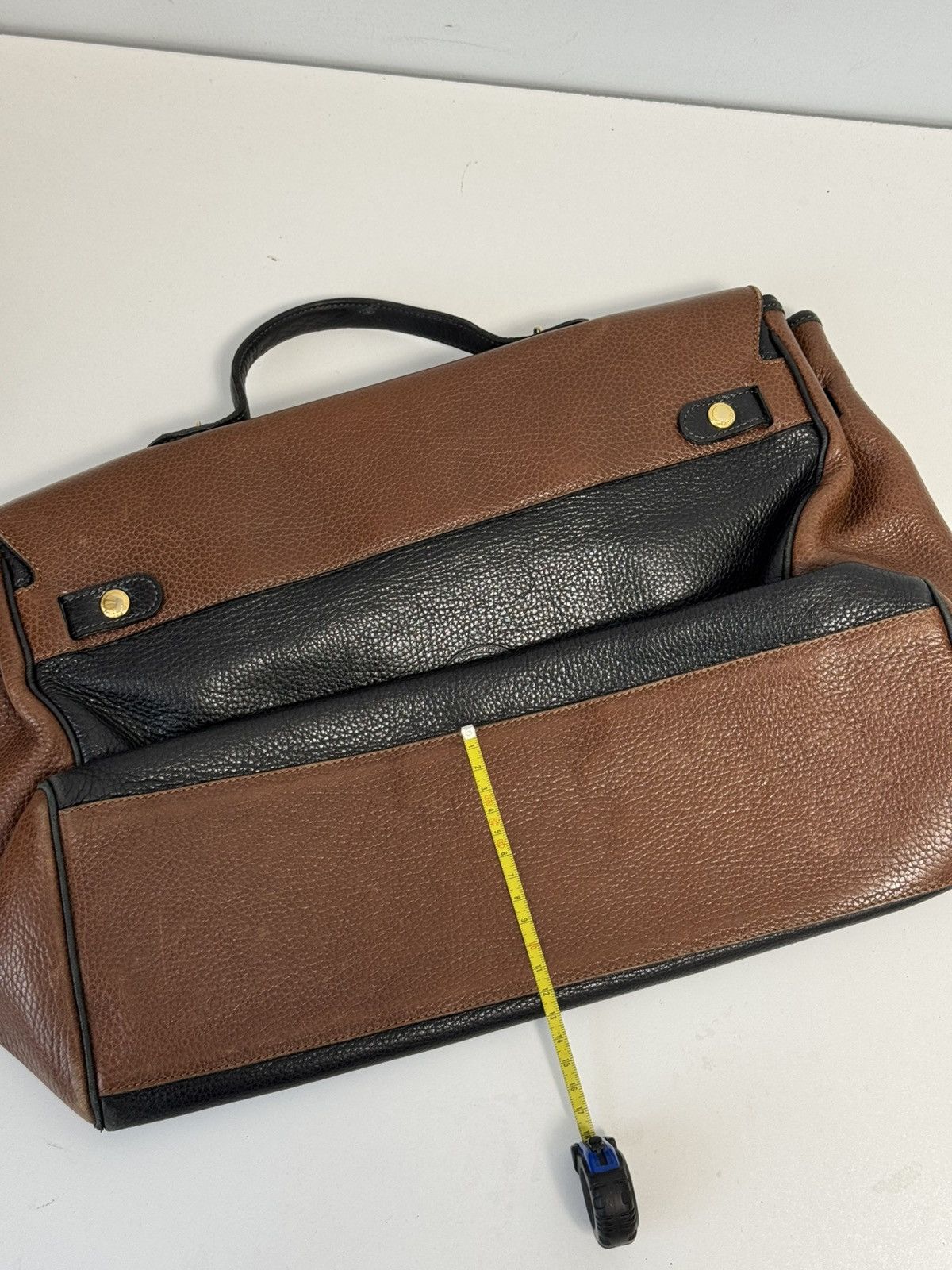 Other REDWALL Bag Foldover Envelope Brown Canvas Leather Cachemire Size ONE SIZE - 18 Thumbnail