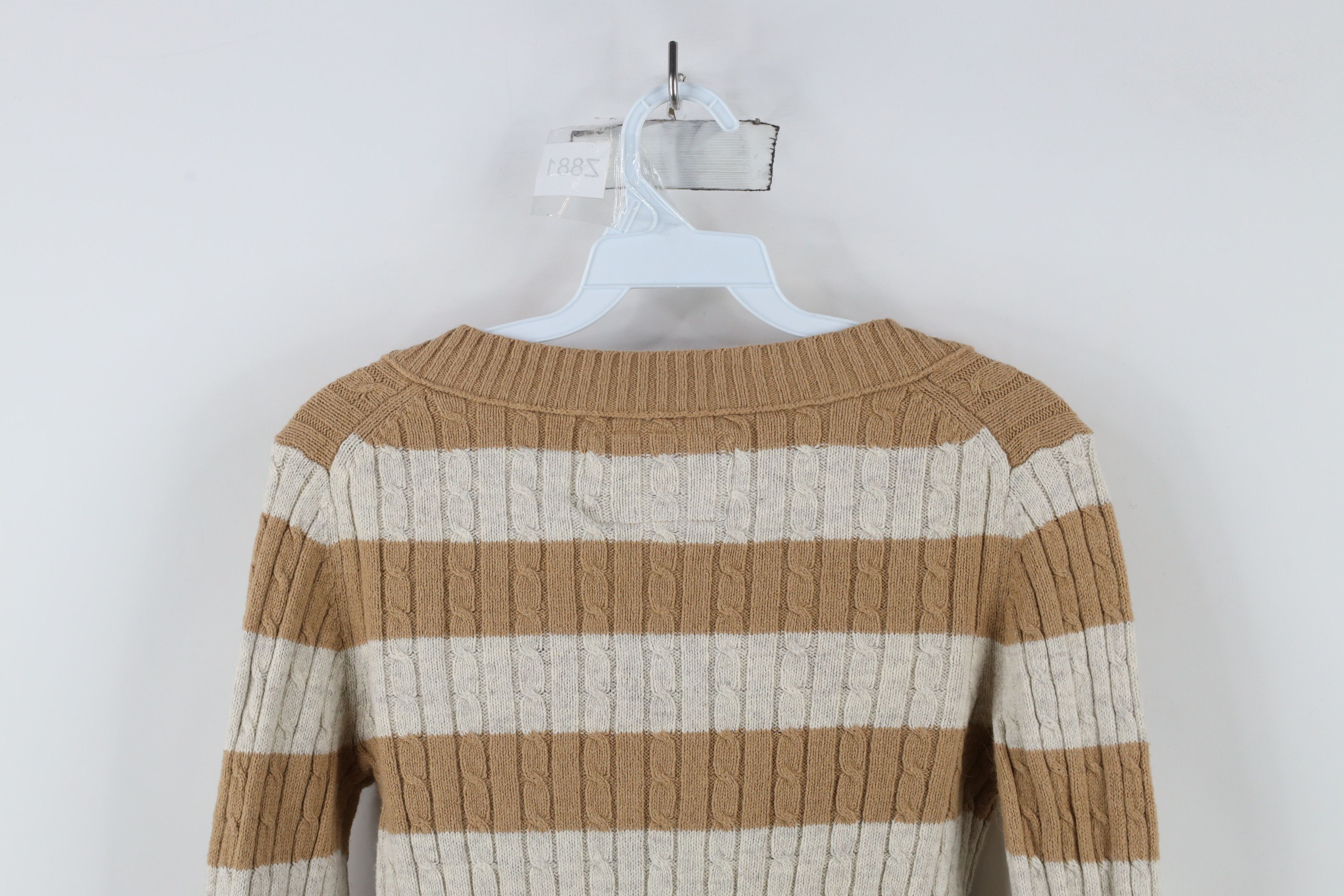 American Eagle Outfitters × Vintage Vintage Y2K American Eagle Outfitters Cable Knit Sweater Size M / US 6-8 / IT 42-44 - 10 Thumbnail