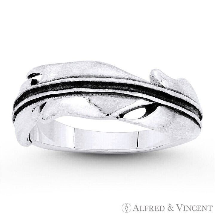 Other Angel's / Eagle's Feather Charm Ring in .925 Sterling Silver Size ONE SIZE - 1 Preview