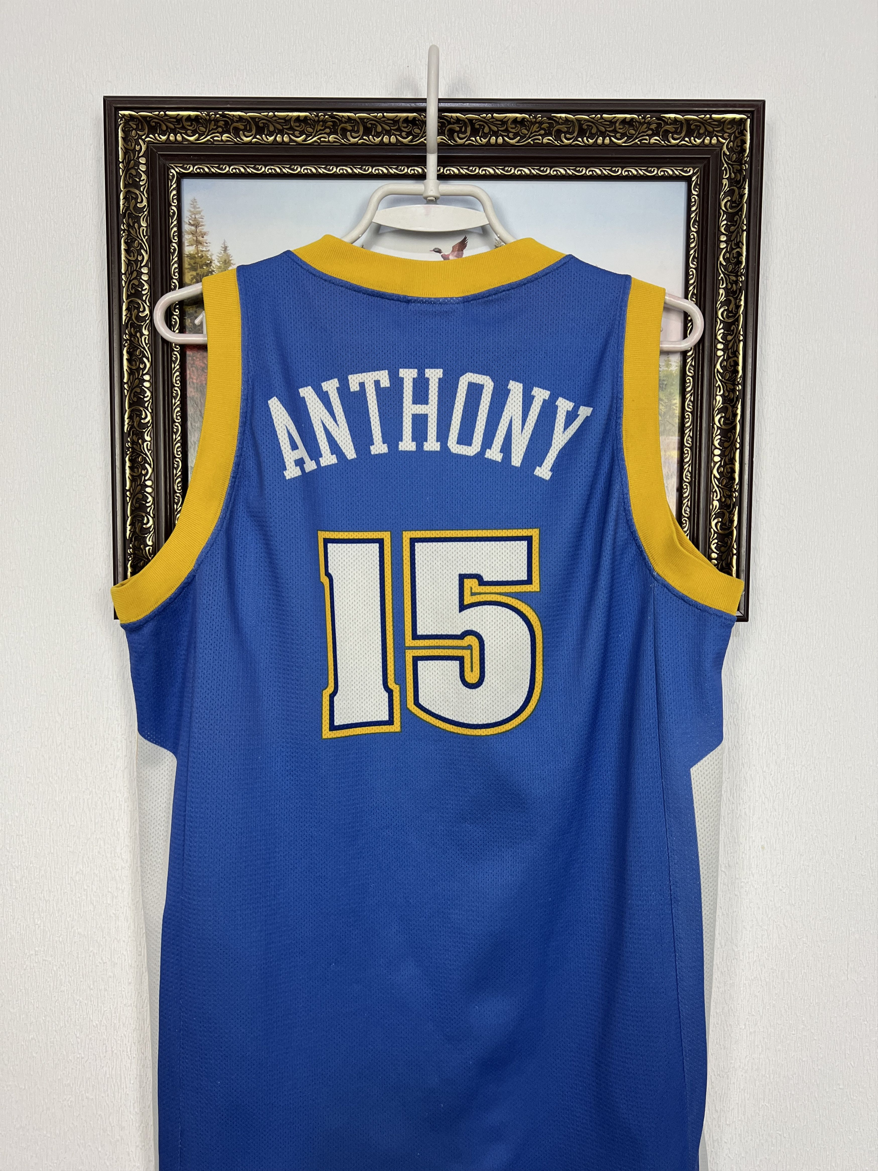Champion Vintage 90's Champion Denver Nuggets #15 Anthony NBA Jersey Size US M / EU 48-50 / 2 - 11 Thumbnail