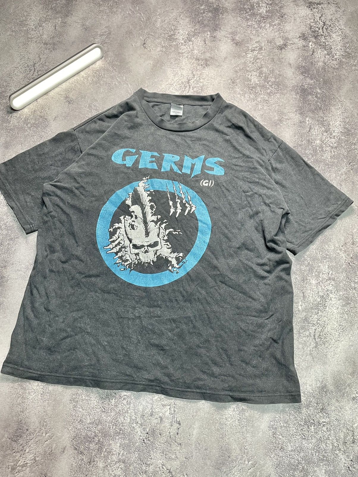 Band Tees Vtg Germs (GI) Darby Crash Punk Rock Tee Black XL Size US XL / EU 56 / 4 - 4 Thumbnail