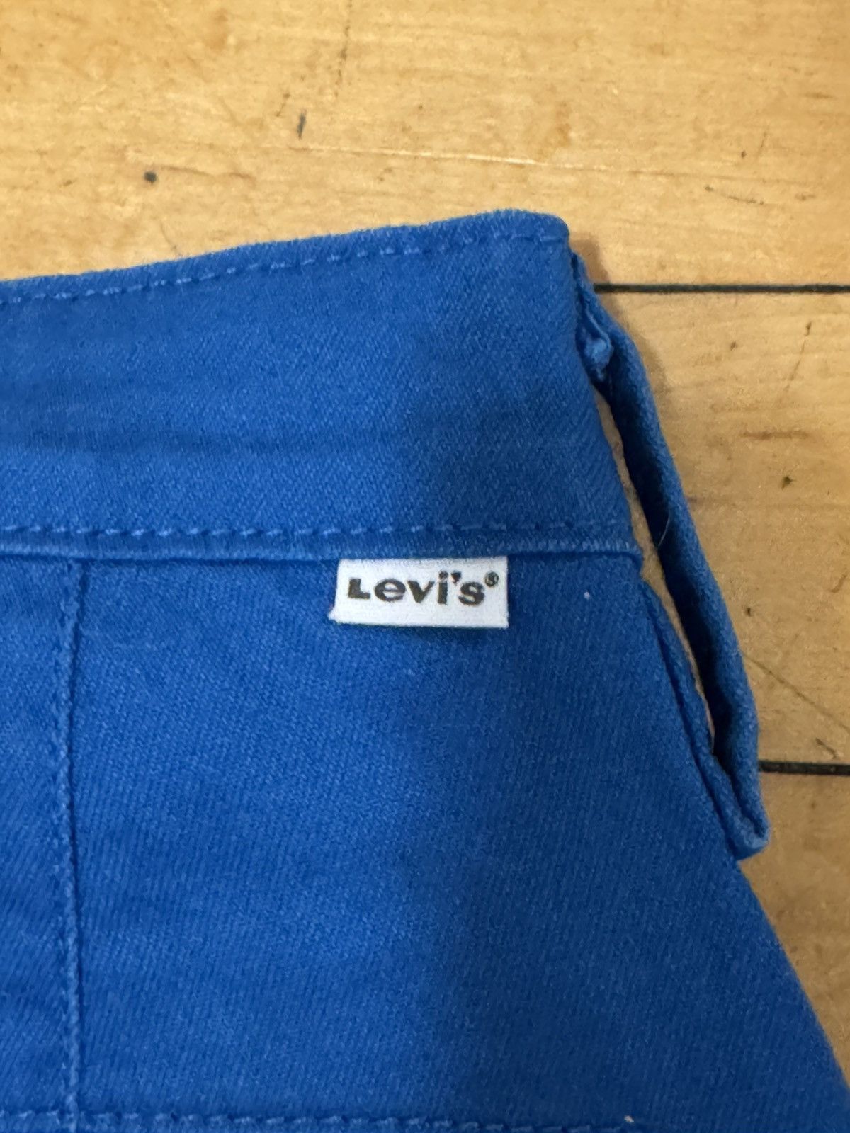 Levi's Levis Blue Casual Flat Front Slim Fit Pants Size 36 Size US 36 / EU 52 - 4 Thumbnail