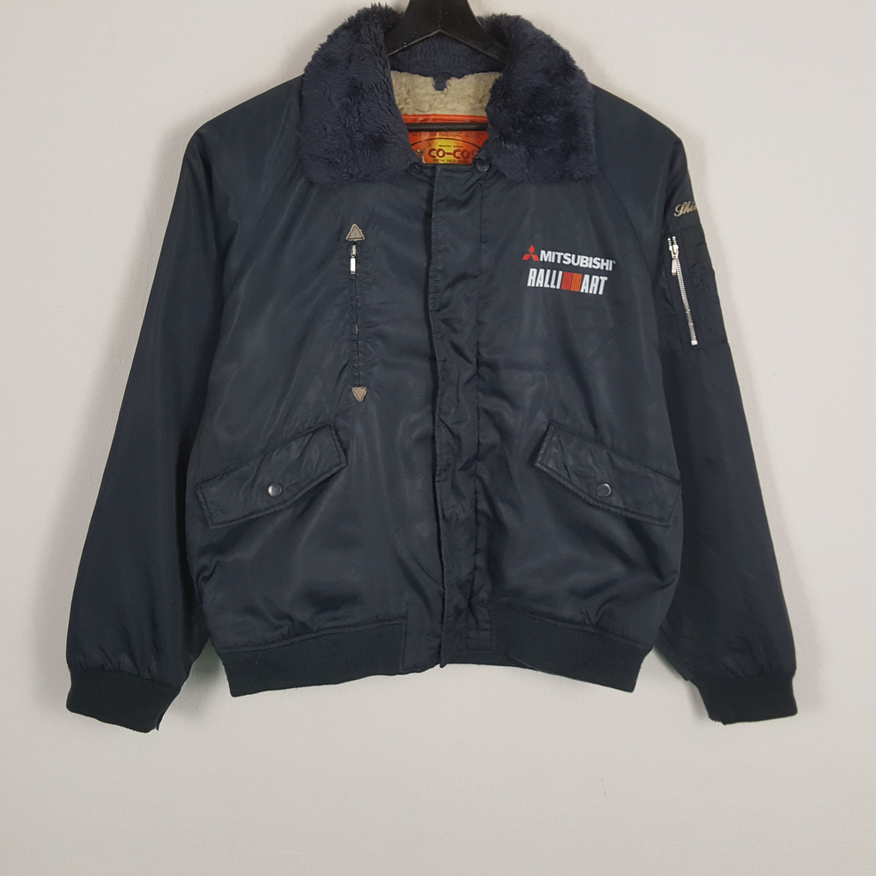 Japanese Brand × Vintage MITSUBISHI RALLI ART Japanese Motorsports Custom Jacket Size US XL / EU 56 / 4 - 3 Thumbnail