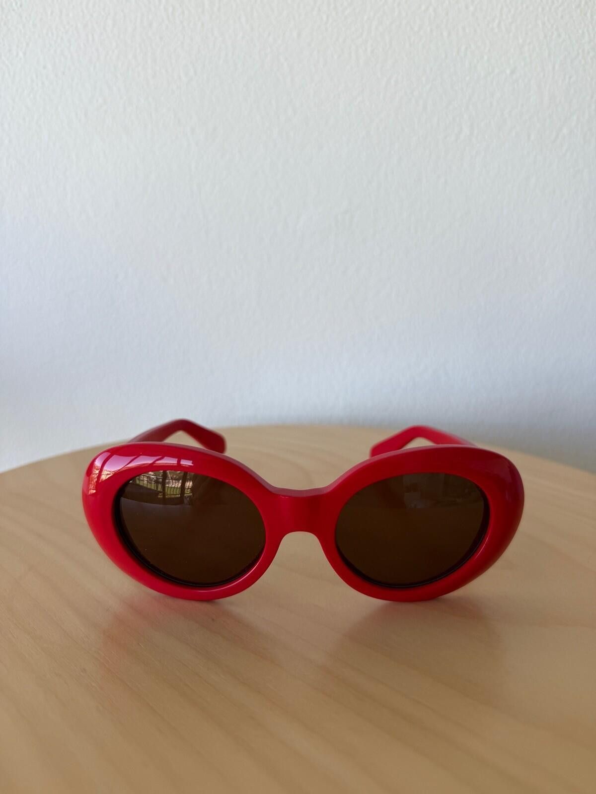 Acne Studios New acne studios mustang sunglasses red acetate oval Size ONE SIZE - 1 Thumbnail