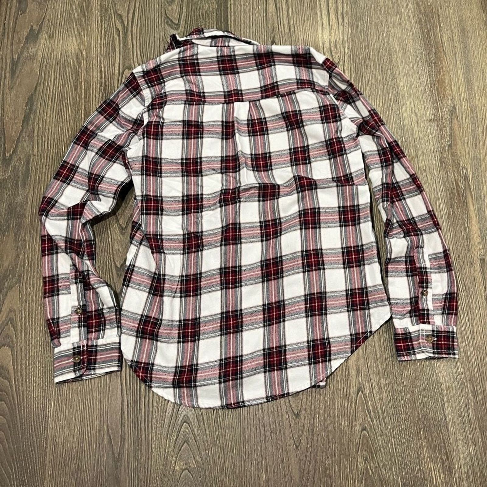 Abercrombie & Fitch Abercrombie & Fitch Soft A&F Collection Plaid Button-Down XS Size XS / US 0-2 / IT 36-38 - 4 Thumbnail