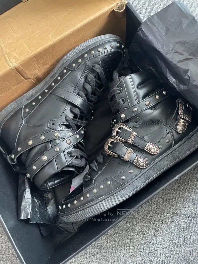 Saint Laurent Paris Saint Laurent Paris Studded Carved Loafers Size US 8 / EU 41 - 6 Thumbnail