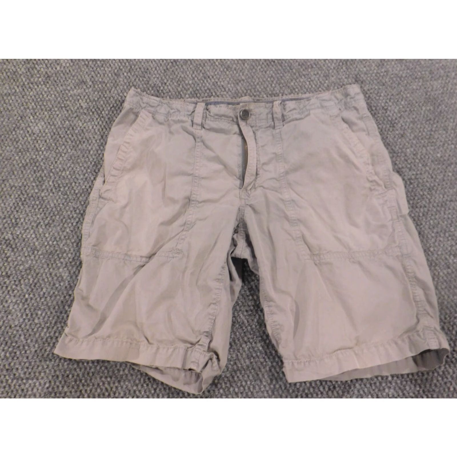 Banana Republic Banana Republic Womens Shorts 31 Gray aiden chino straight Casual Flat Front Zip Core Classic Comfort Summer Women's 31 Gray Size 24" / US 00 / IT 34 - 2 Thumbnail