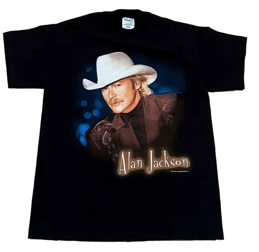 Vintage Alan Jackson 2001 vintage tee size m Size US M / EU 48-50 / 2 - 1 Thumbnail