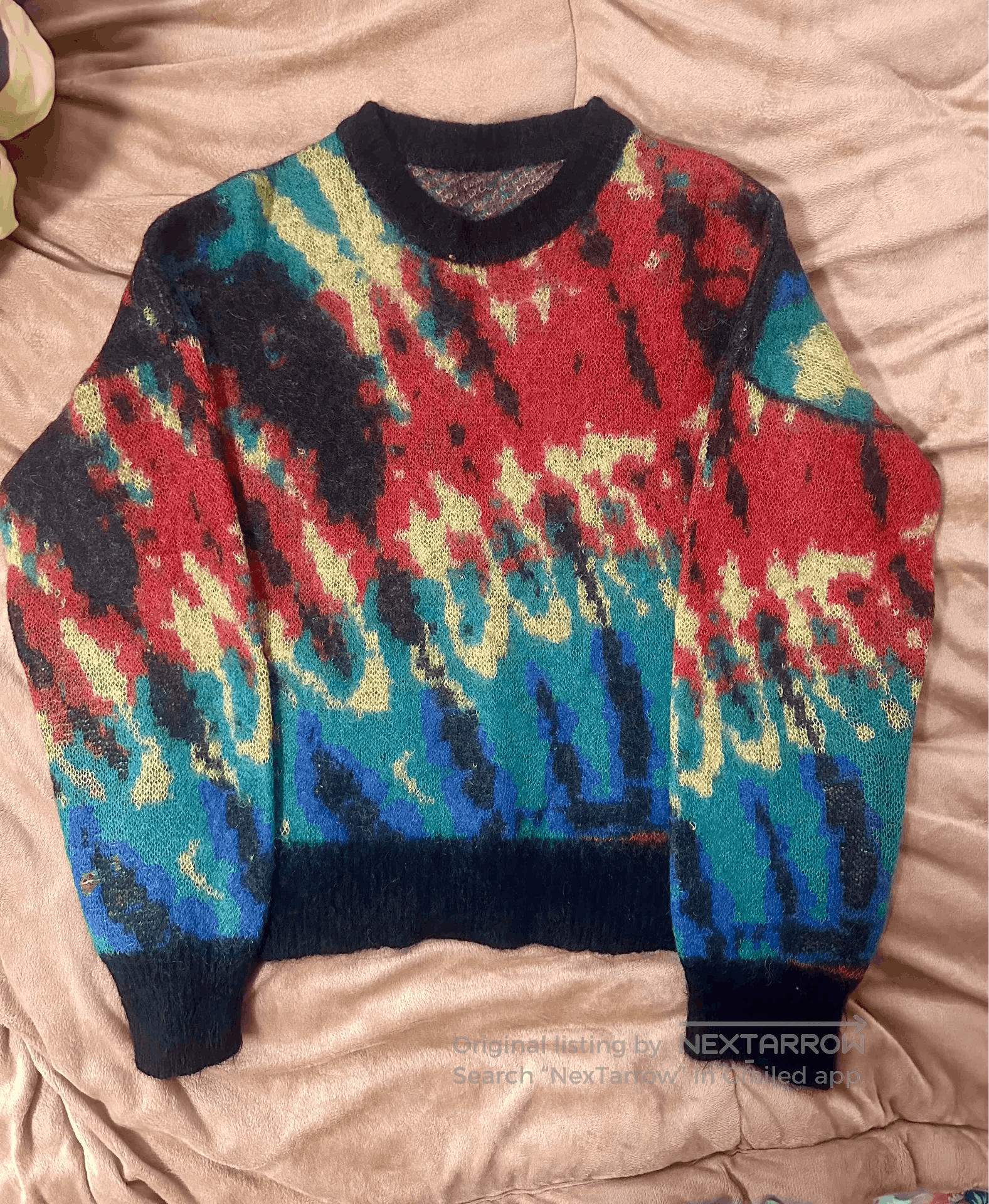 Dsquared2 Dsquared2 Mohair Abstract Print Sweater. Size US M / EU 48-50 / 2 - 1 Thumbnail