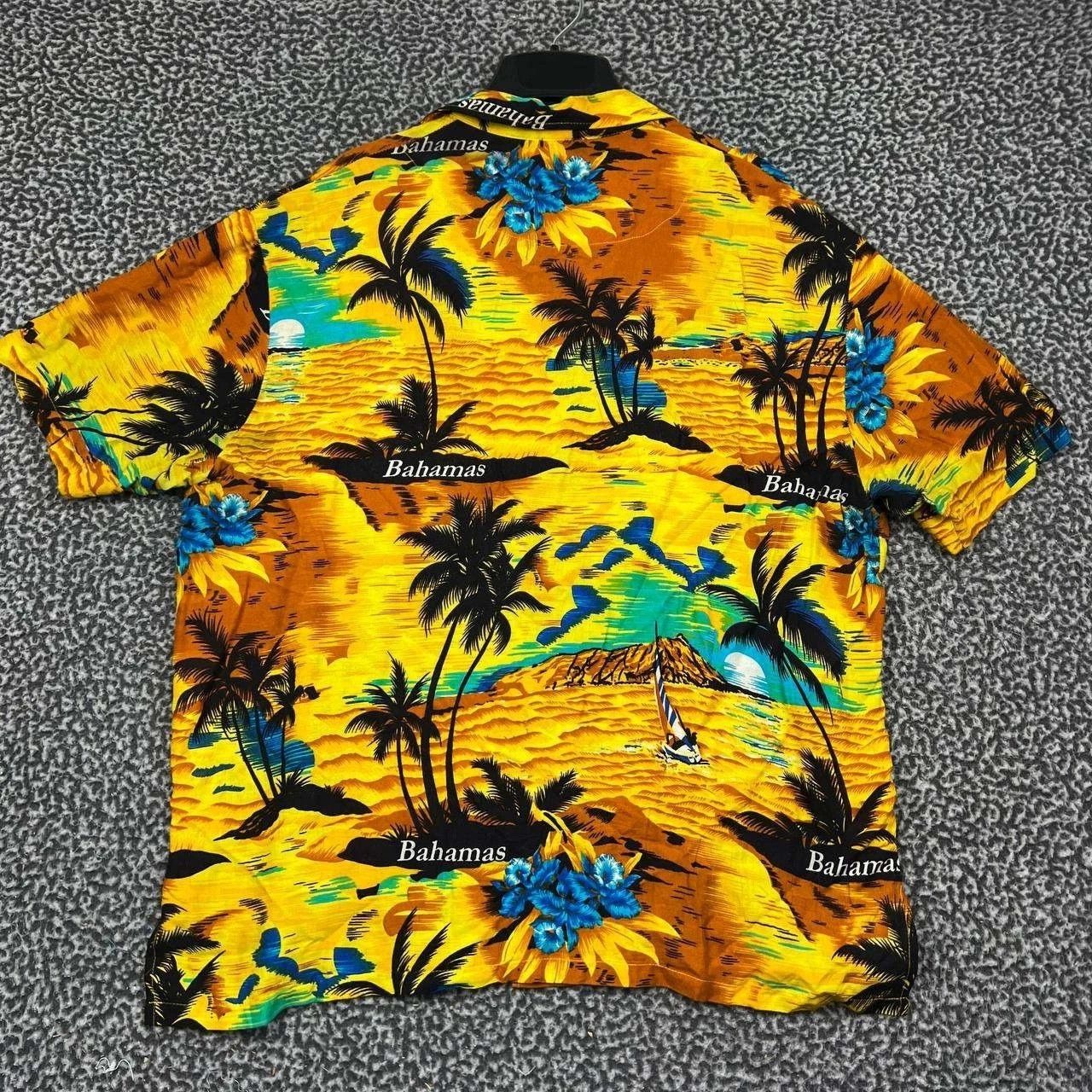 Other Vintage Yehmon Bahamas Hawaiian L Tropical Palm Tree Print Size US L / EU 52-54 / 3 - 2 Thumbnail