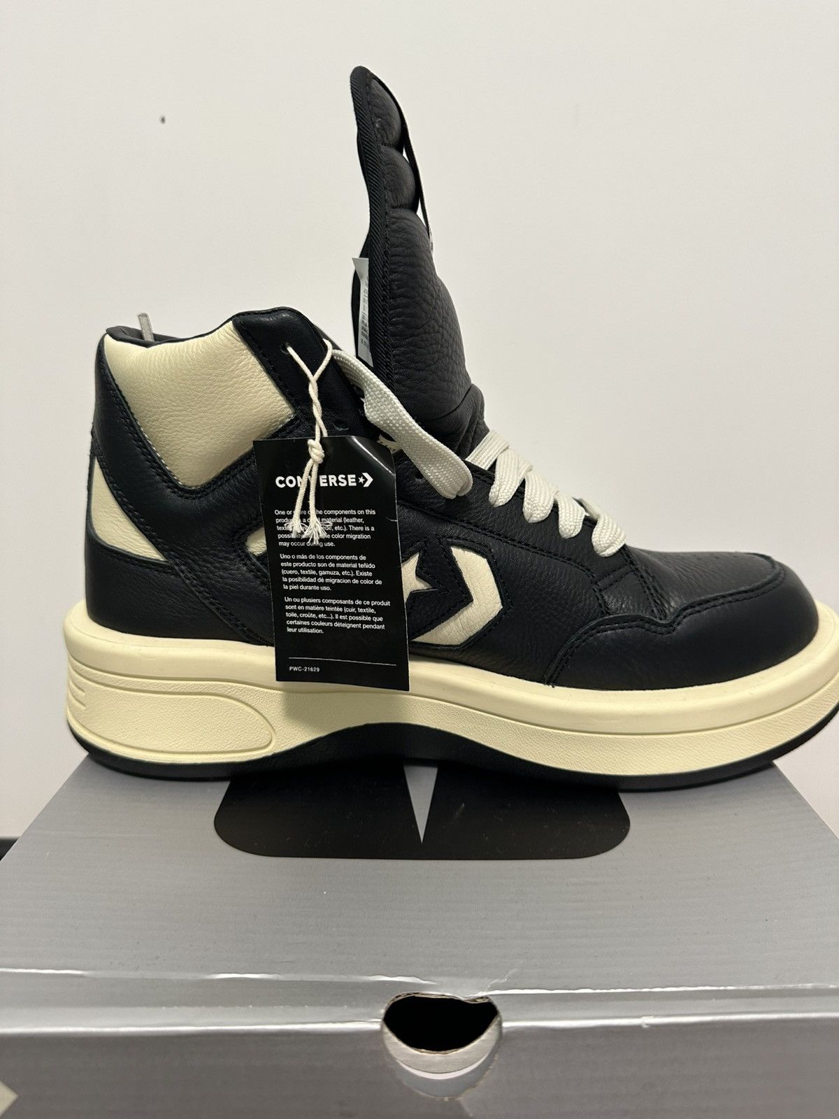 Converse × Rick Owens Drkshdw Rick Owens DRKSHDW x Converse TURBOWPN, Size 43 EU Size US 10 / EU 43 - 6 Thumbnail