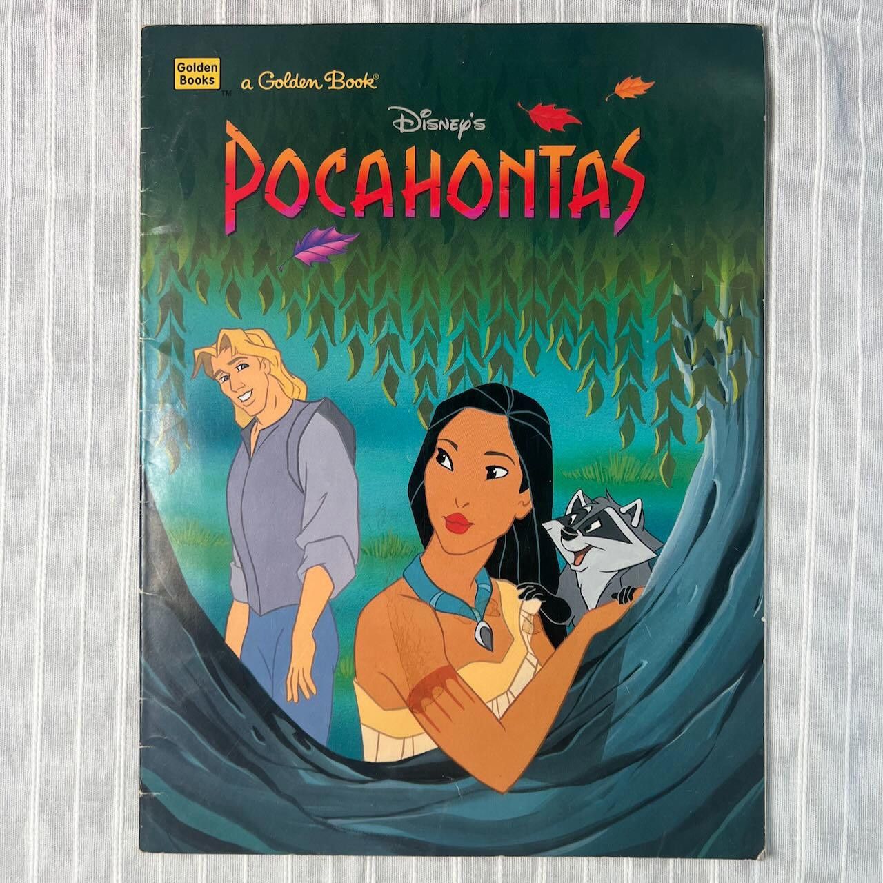 Designer Disney's Pocahontas (Big Golden Book) 1st Printing 1995 HTF Size ONE SIZE - 1 Thumbnail