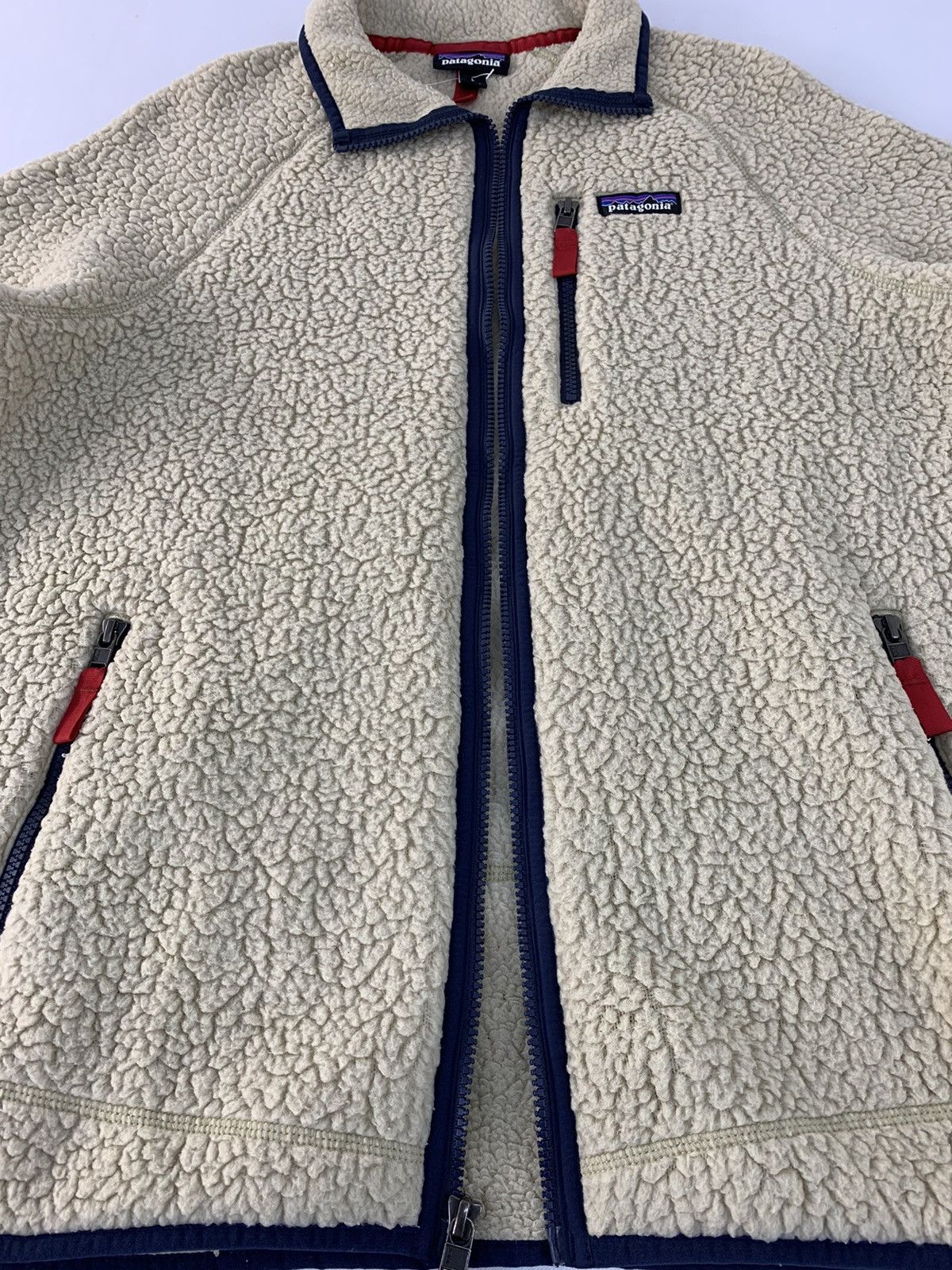 Patagonia Hype Patagonia Sherpa Fluffy Fleece Zip Up Jacket Size L / US 10 / IT 46 - 4 Thumbnail