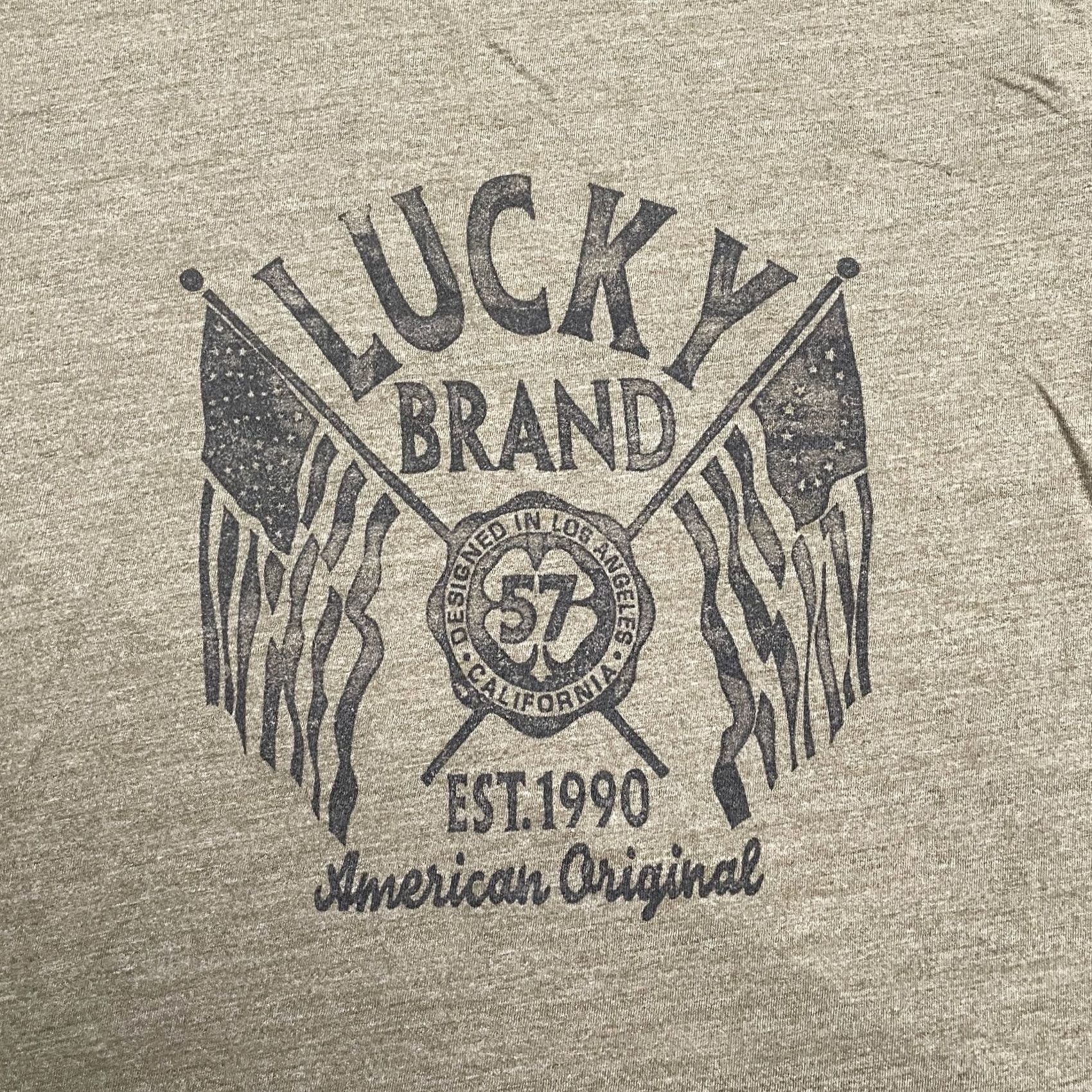 Lucky Brand Lucky Brand T-Shirt Large Green Graphic Crew Neck Short Sleeve Casual Tee Mens Size US L / EU 52-54 / 3 - 3 Thumbnail
