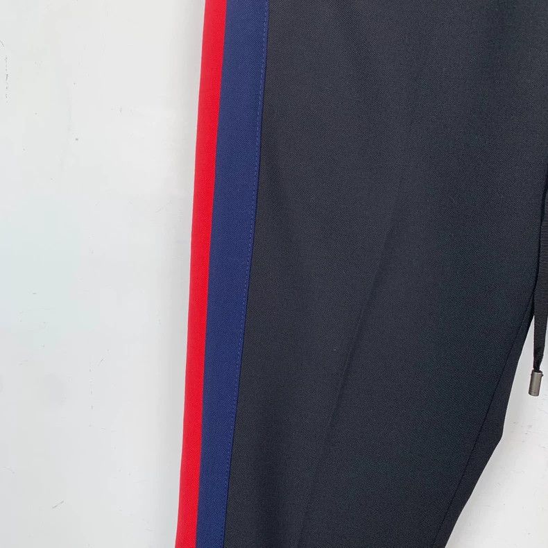 Gucci Gucci Black striped wool casual pants 2502-Nextarrow Size US 28 / EU 44 - 4 Thumbnail
