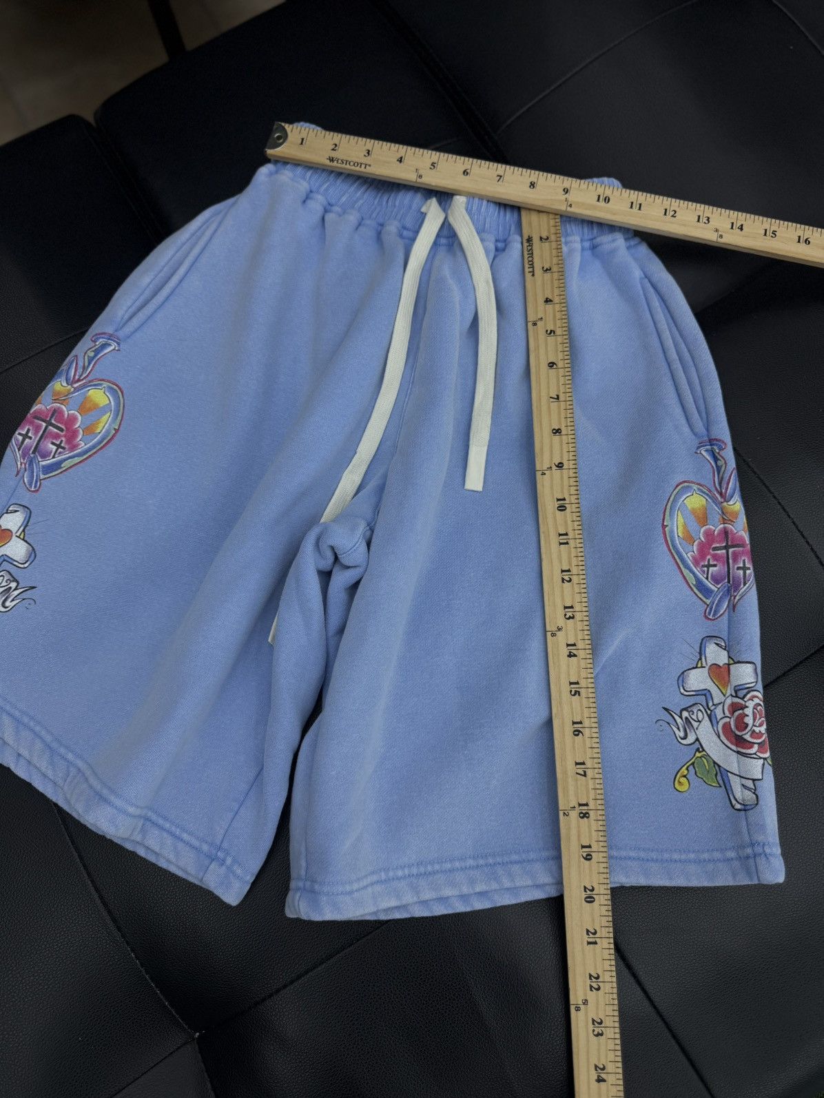 Other We Are Righteous Blue Cotton Shorts Size XS (NEW) Size US 28 / EU 44 - 6 Thumbnail