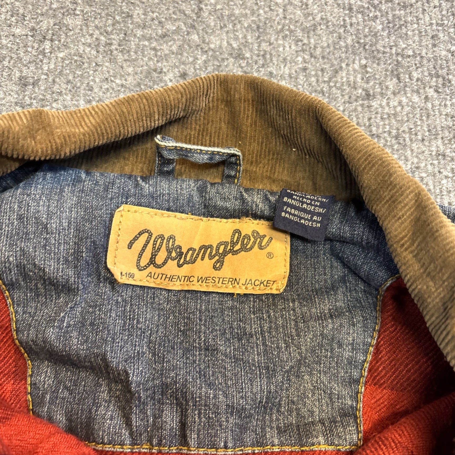 Wrangler Wrangler Denim Jacket Men M Corduroy Flannel Lined VTG American Rodeo Western Jeans Jacket Mens Size US M / EU 48-50 / 2 - 2 Thumbnail
