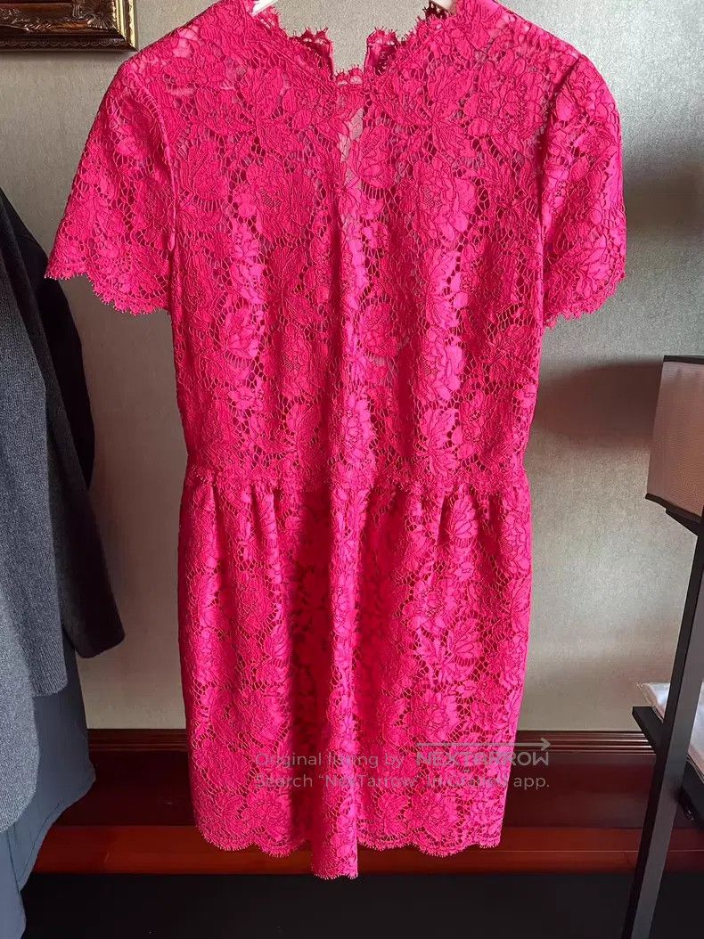 Valentino Valentino Lace dress openwork peach Size M / US 6-8 / IT 42-44 - 1 Thumbnail