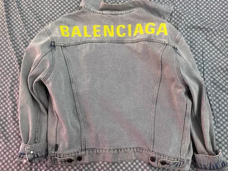 Balenciaga Balenciaga Denim Jacket Size XXS / US 00 / IT 34 - 2 Thumbnail